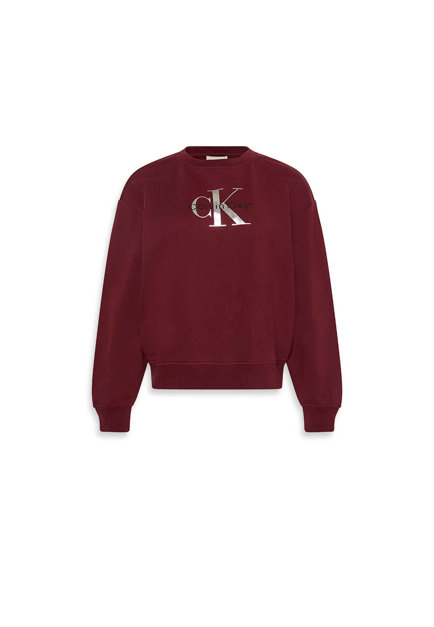 Calvin Klein Jeans Sweatshirt »LS MNLG FRNCH TRRY R«, Mit Rundhalsausschnitt