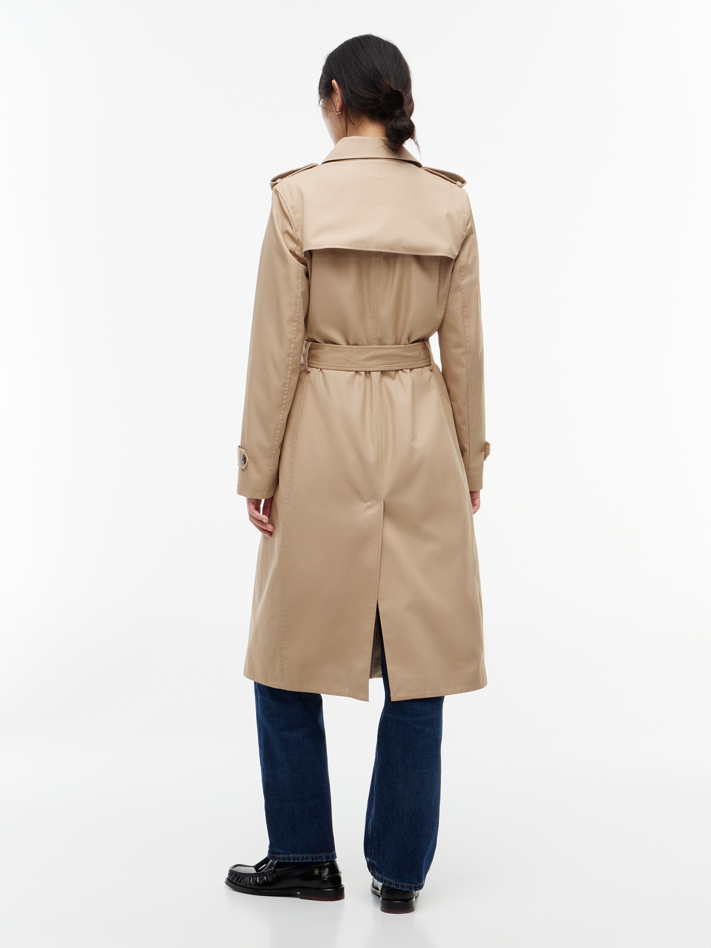 Tommy Hilfiger Trench-coat »COTTON MONOGRAM TRENCH« Coton