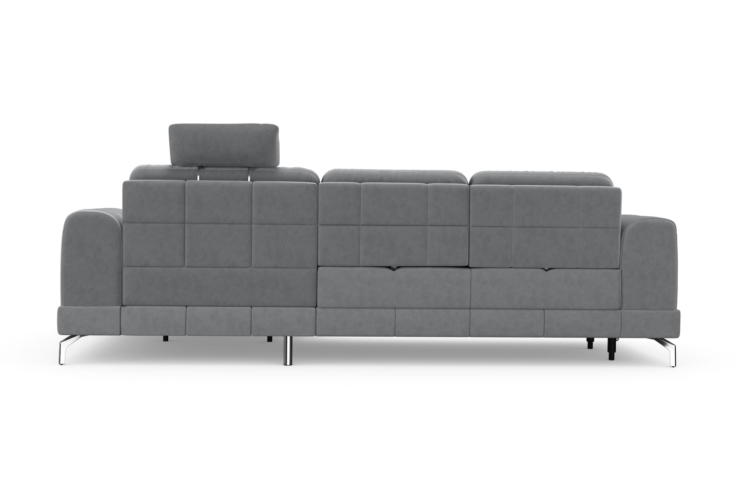 sit&more Ecksofa »Bendigo L-Form« inklusive Sitztiefenverstellung, Bodenfreiheit 12 cm, in 2 Fussfarben