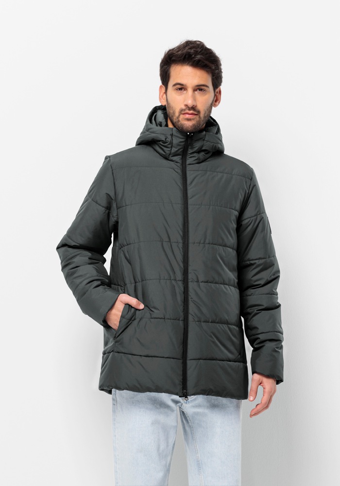 Jack Wolfskin Funktionsjacke »DEUTZER LONG JKT M«, mit Kapuze