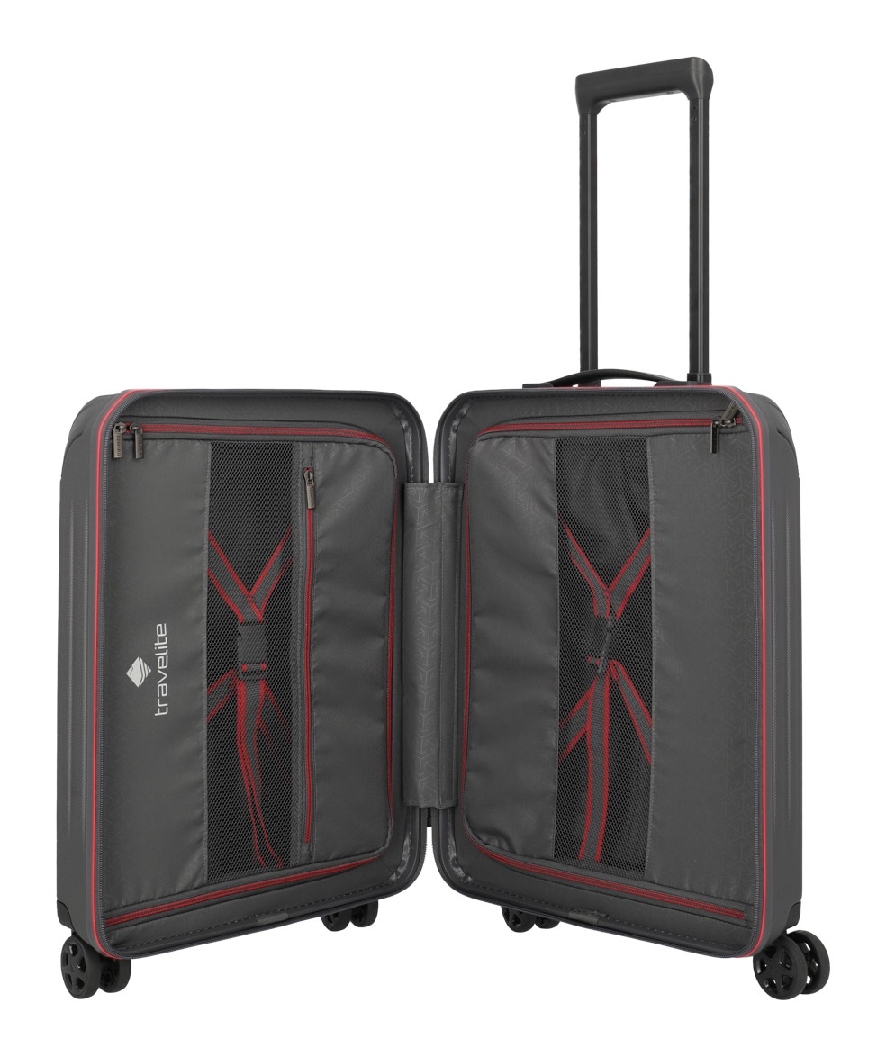 travelite Kit trolley »DYNAMIIC S/M/L, verschiedene Farben« valise rigide ABS avec extension de volume pour M/L