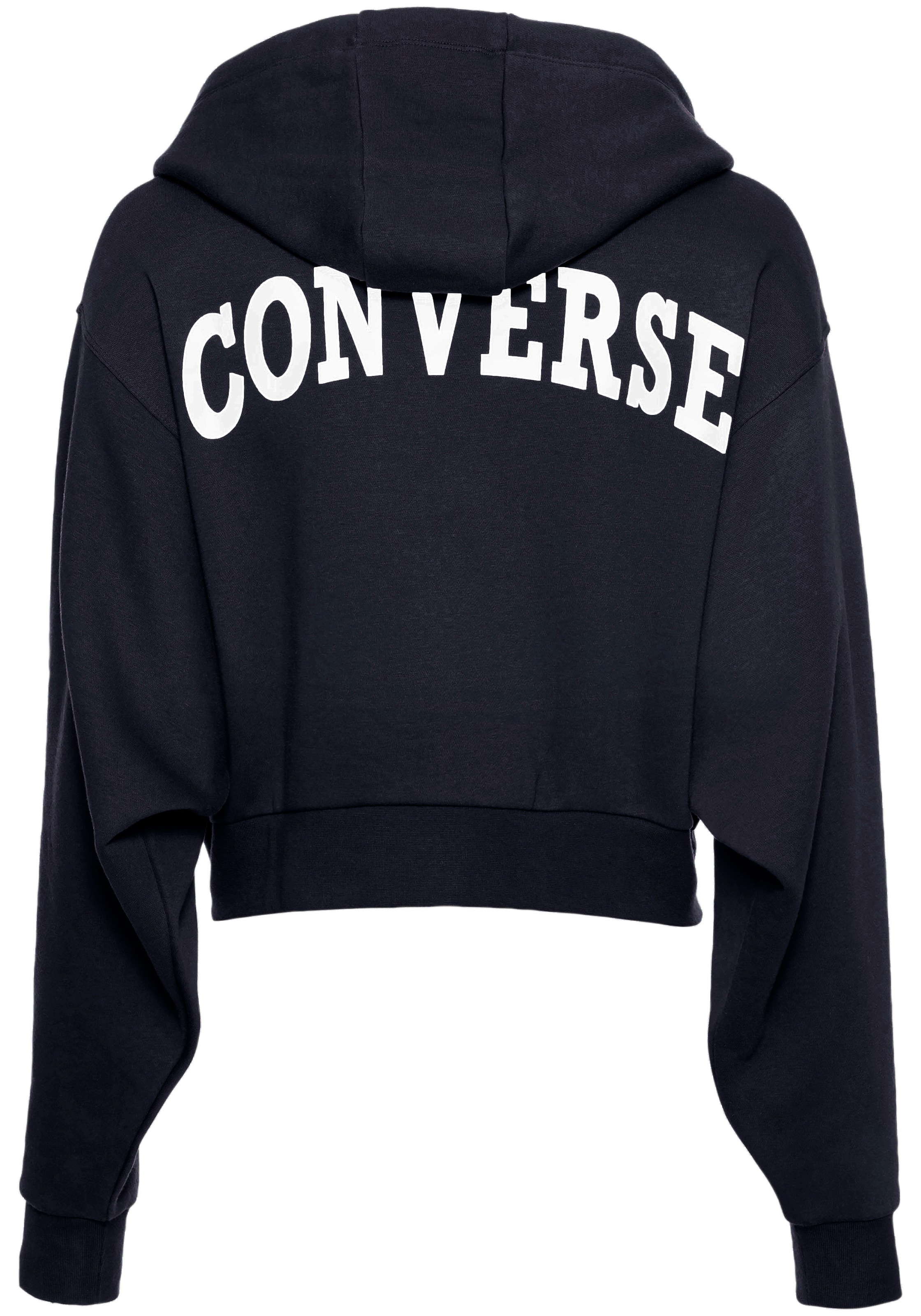 Converse Sweatjacke »WOMEN'S CONVERSE RETRO FULL-ZIP HOODIE«, cropped