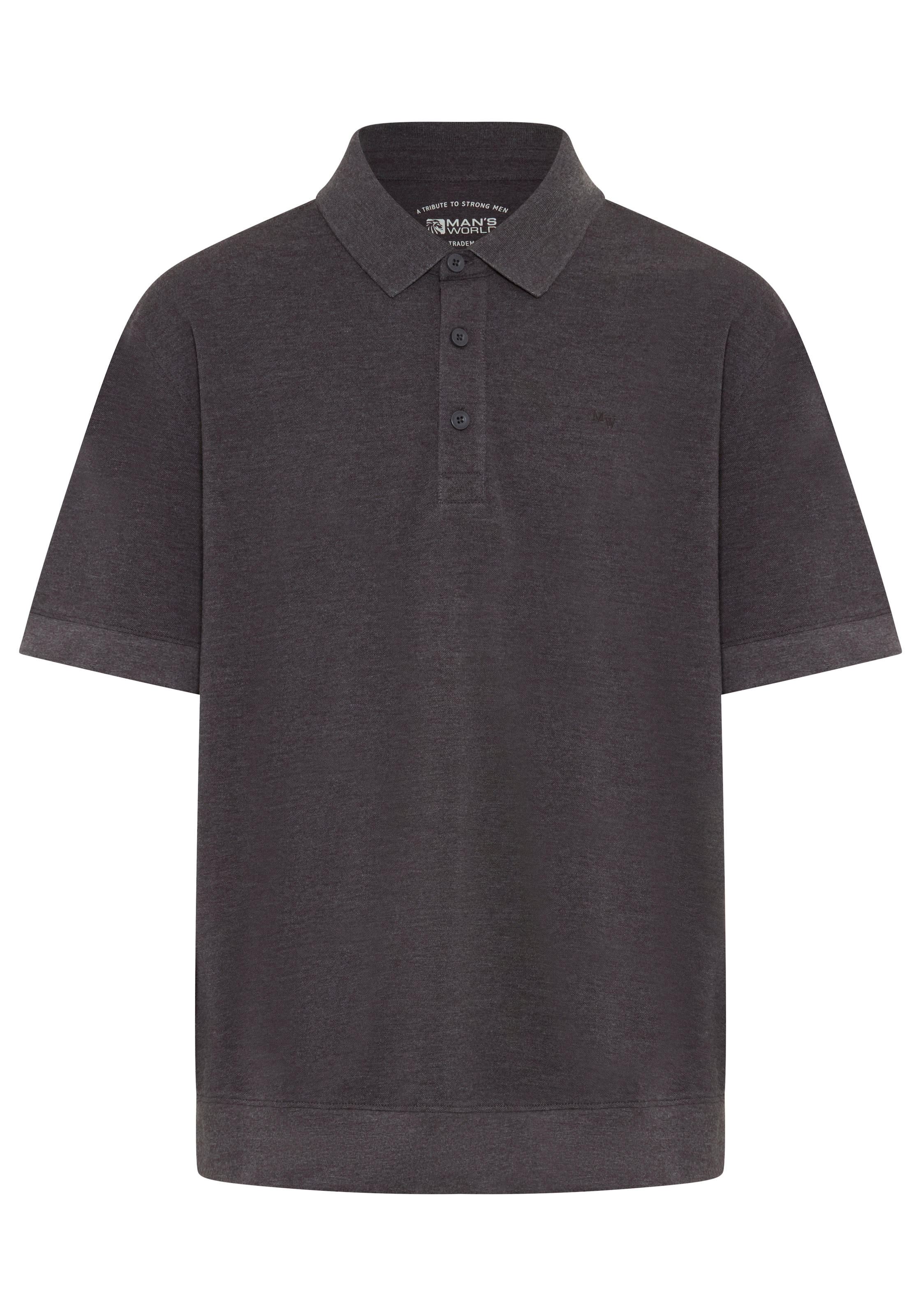 Man's World Plus Polo »auch in Grosse Grössen bis Gr. 7XL Bauch-Fit« Regular Fit Passform, Kurzarm, unifarben, aus Piqué-Material