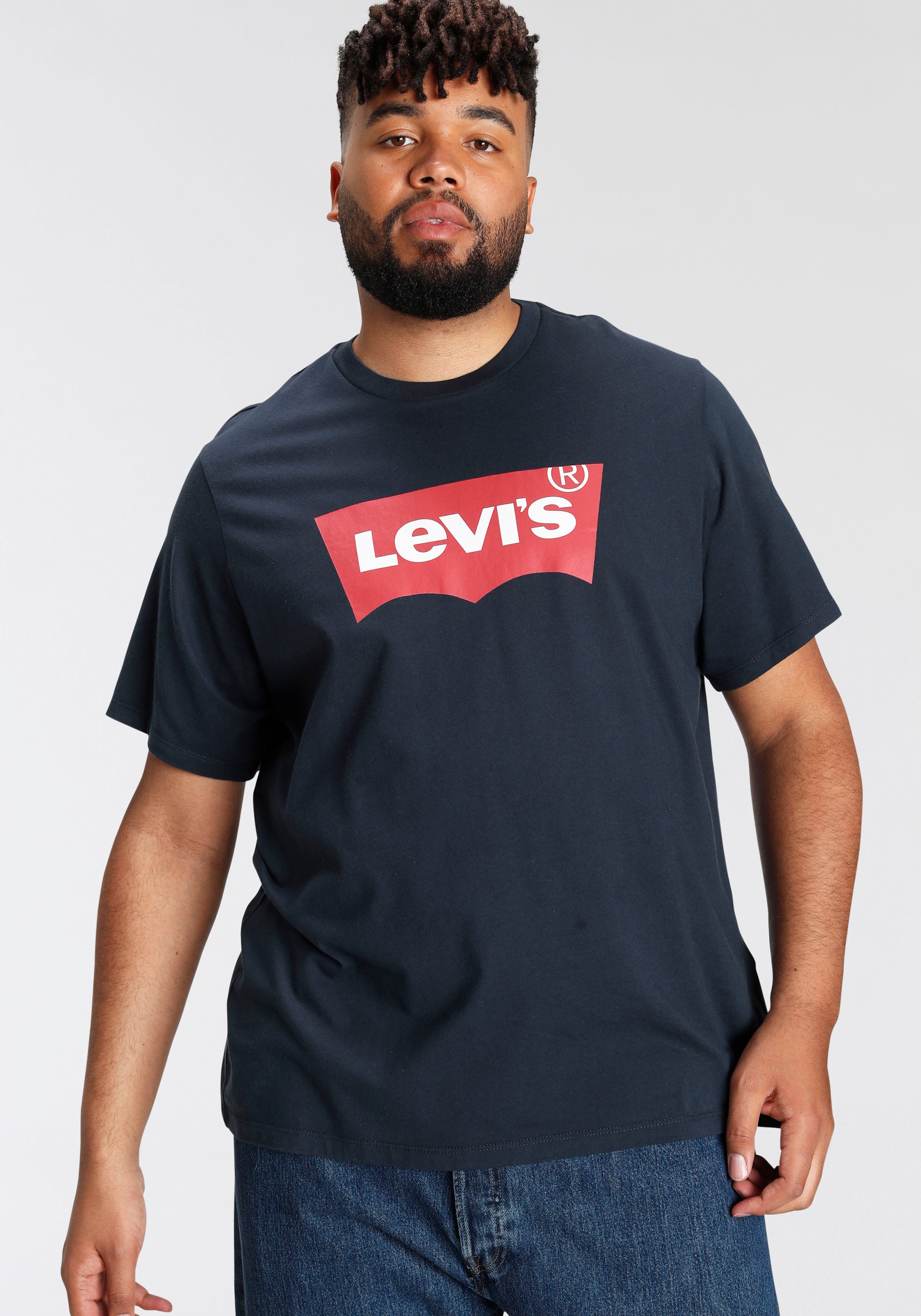 Image of Levis Plus T-Shirt "LE B&T BIG GRAPHIC TEE" mit Logofrontprint