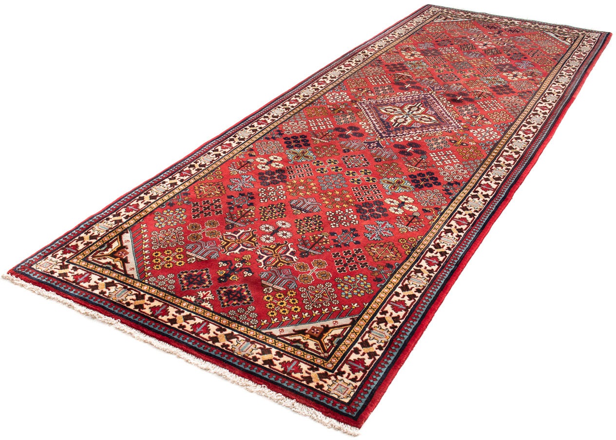 Image of morgenland Orientteppich »Perser - Nomadic - 325 x 118 cm - rot«, rechteckig, 10 mm Höhe, Wohnzimmer, Handgeknüpft, Einzelstück mit Zertifikat bei Ackermann Versand Schweiz