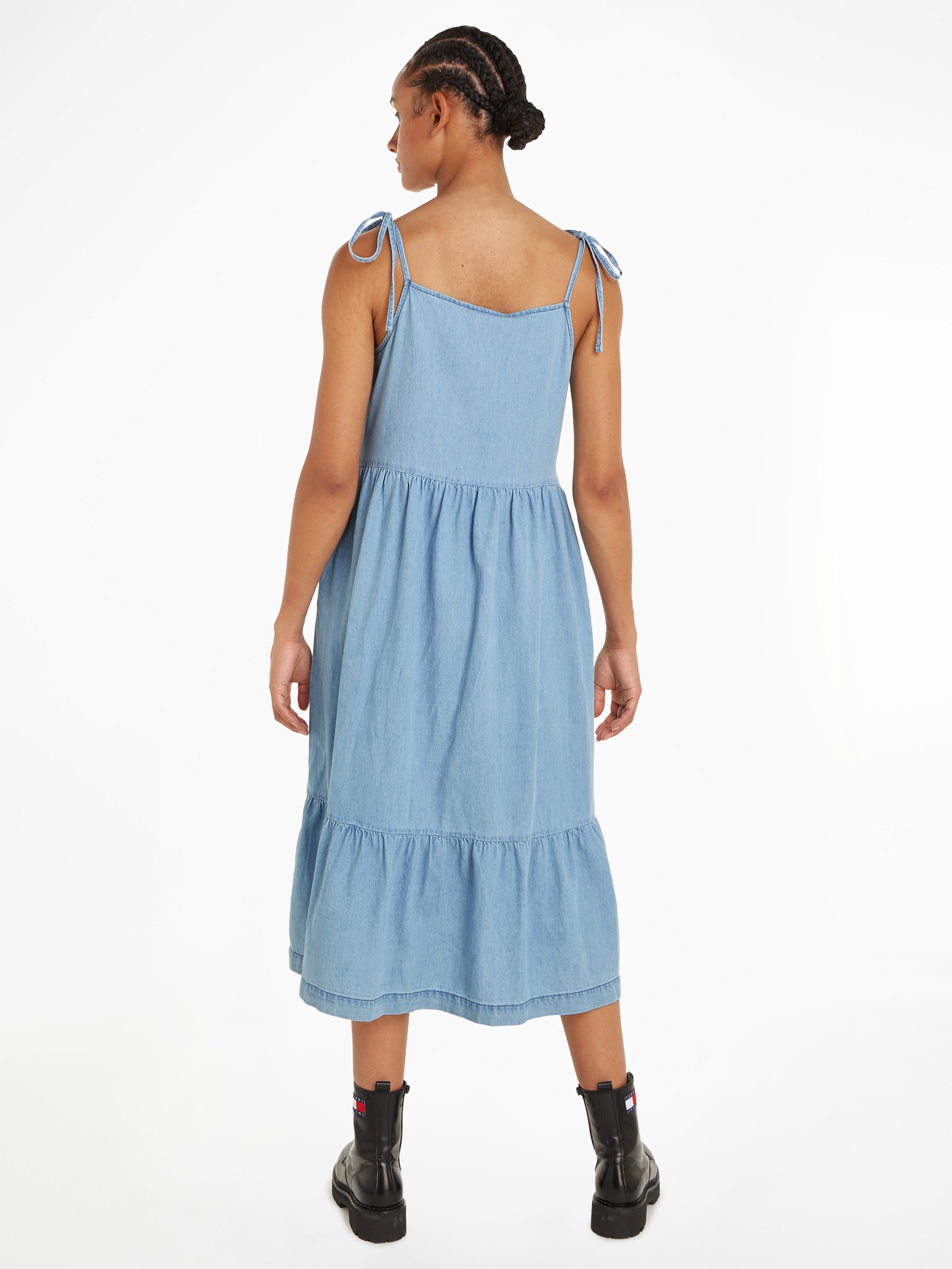Tommy Jeans Curve Blusenkleid »TJW CHAMBRAY DRESS EXT«, Grosse Grössen