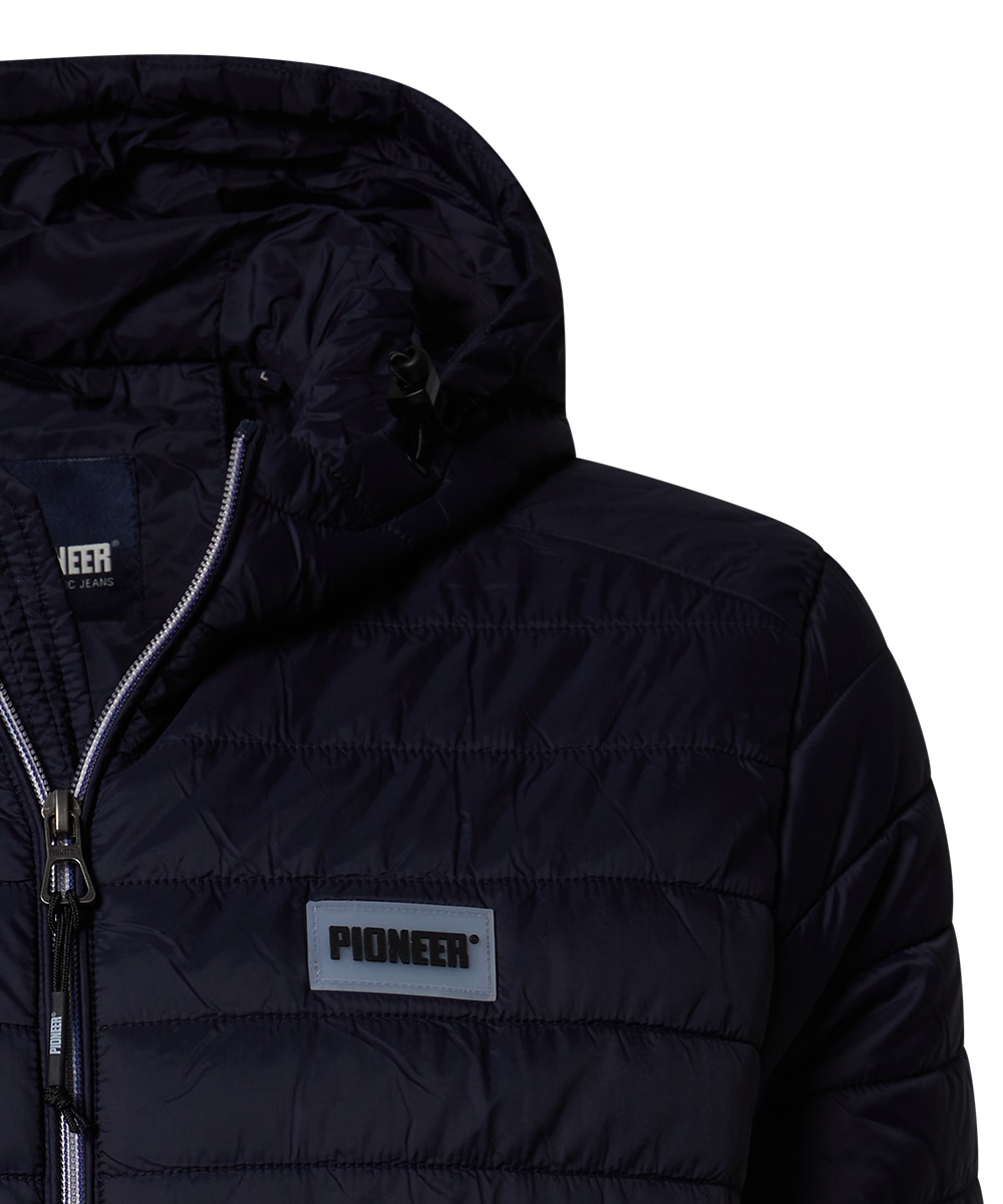 Pioneer Authentic Jeans Veste matelassée »Steppjacke 1/1 Light weight« mit Kapuze mit Kapuze