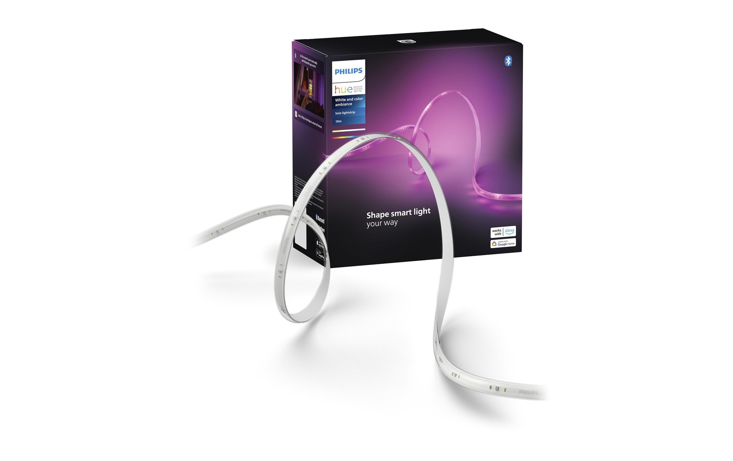Philips Hue LED-Leuchtmittel »Ambiance Lightstrip Solo 10 m EU«, Farbwechsler