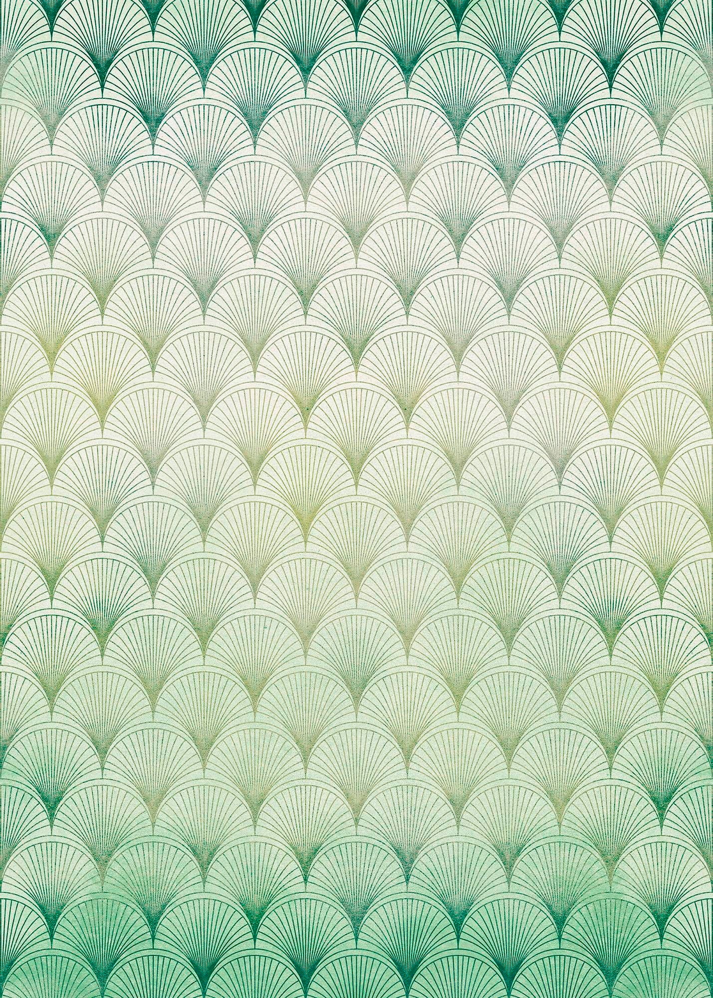 Image of Komar Vliestapete "Digitaldruck Vlies - Écailles - Grösse 200 x 280 cm" bedruckt glatt Wohnzimmer, Schlafzimmer