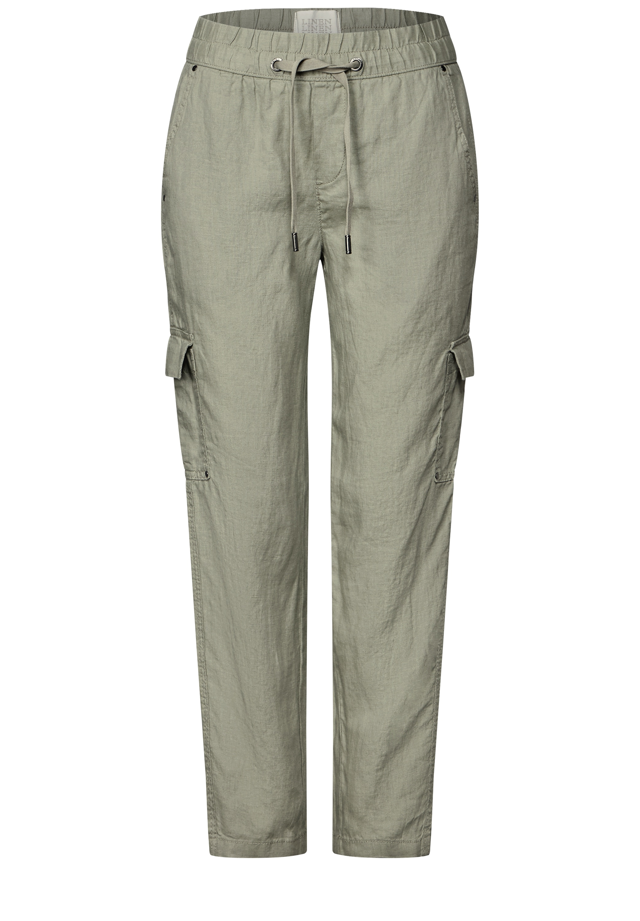 STREET ONE Leinenhose »Style BONNY«, im Cargo-Look
