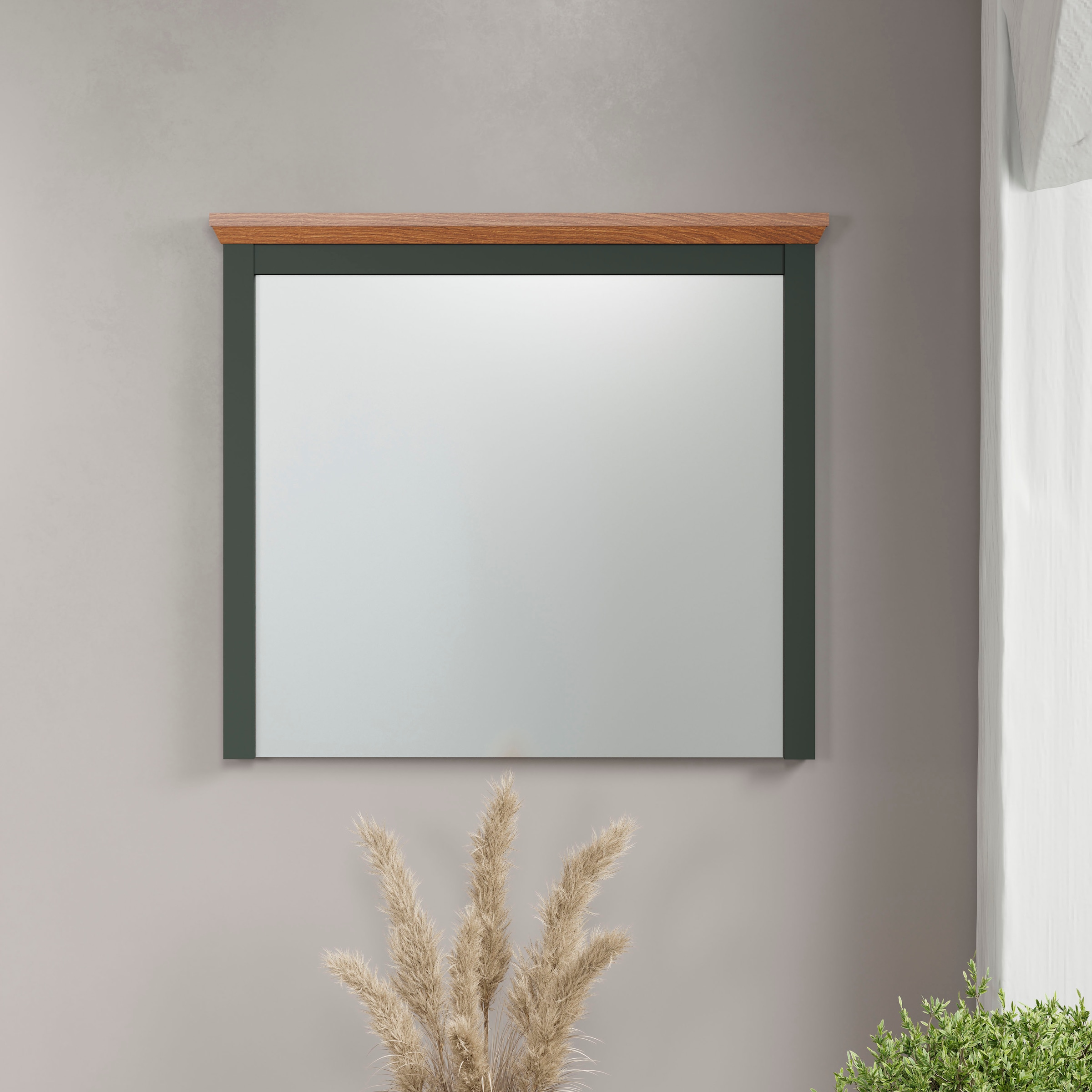 Home affaire Miroir de vestiaire »Vienna« Wandspiegel in matter Optik mit Rahmen - (B/T/H) 77/6/68 cm