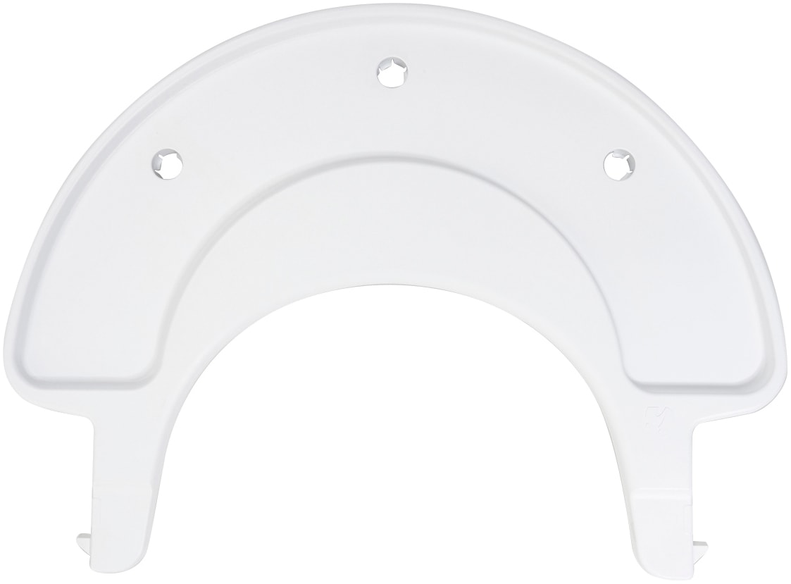 Hauck Plateau de chaise haute »Alpha Play Tray, White« aus recyceltem Material