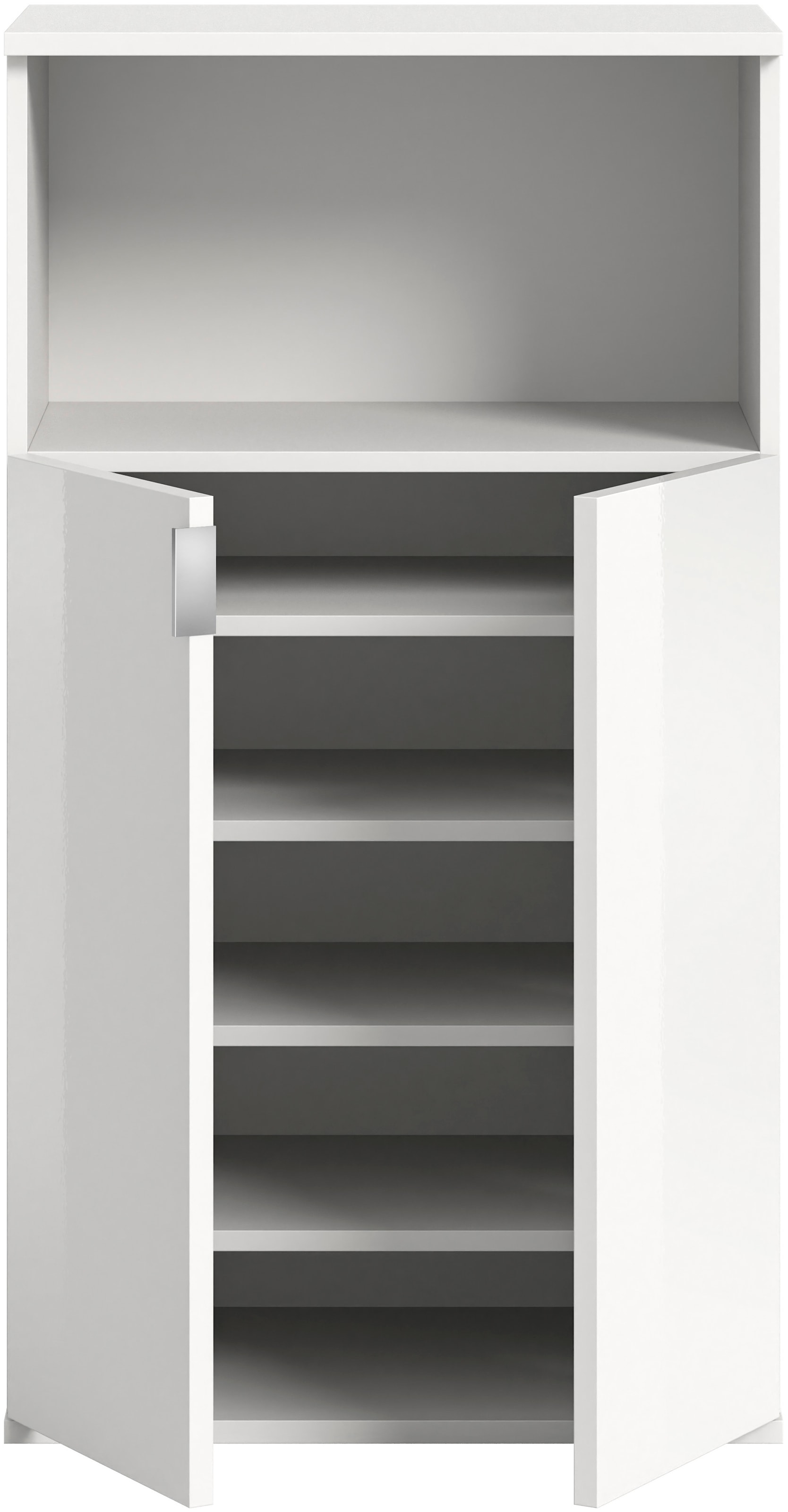 INOSIGN Schuhschrank »Trondheim Schuhschrank, Höhe 110 cm,« 1 Stk. tlg. hochglanz, für ca. 12 Paar Schuhe, 3 Einlegeböden, Schuhschrank,Flur