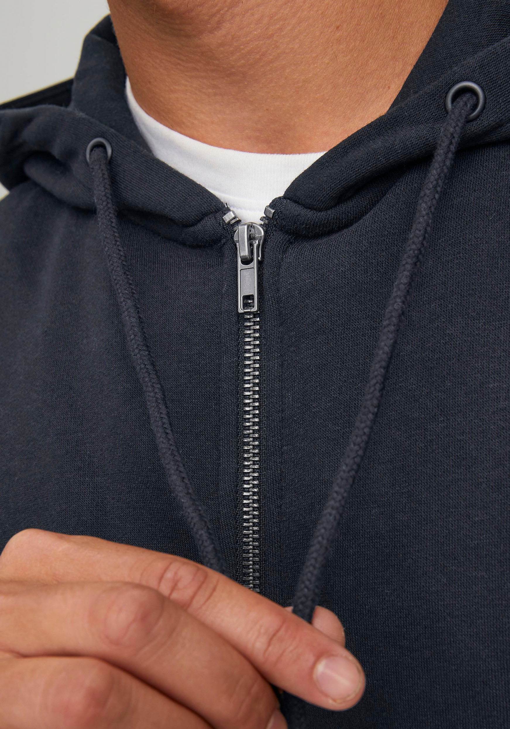 Jack & Jones Kapuzensweatjacke »STAR BASIC SWEAT ZIP HOOD«