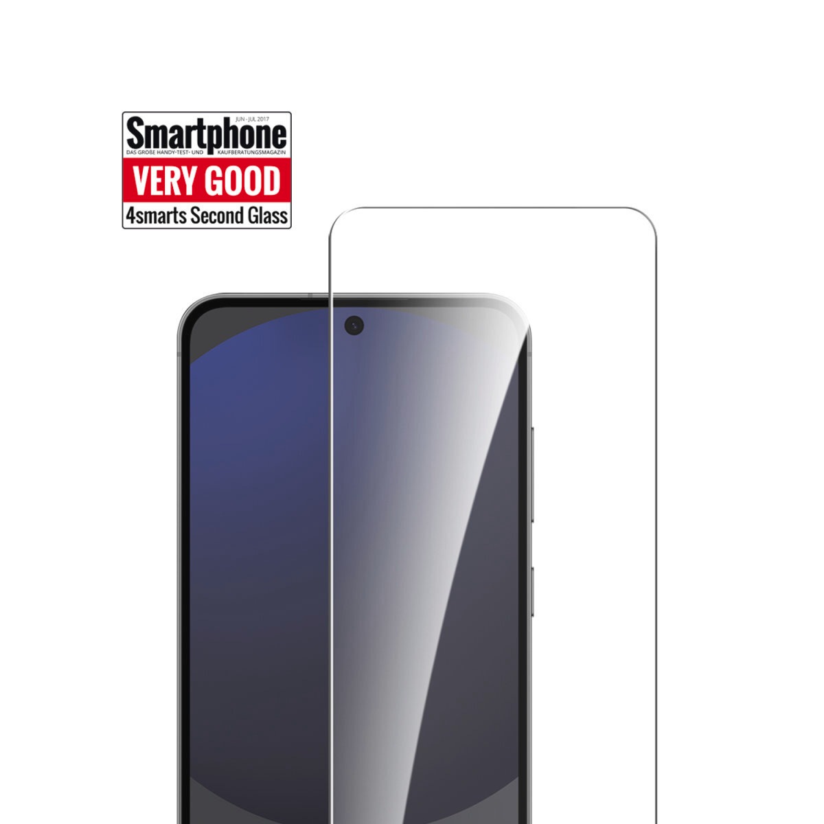 4smarts Displayschutzglas »Second Glass«, für Samsung Galaxy A36-Samsung Galaxy A56-Samsung Galaxy S24FE, Displayschutzfolie, Schutzfolie, Bildschirmschutz, kratz- & stossfest