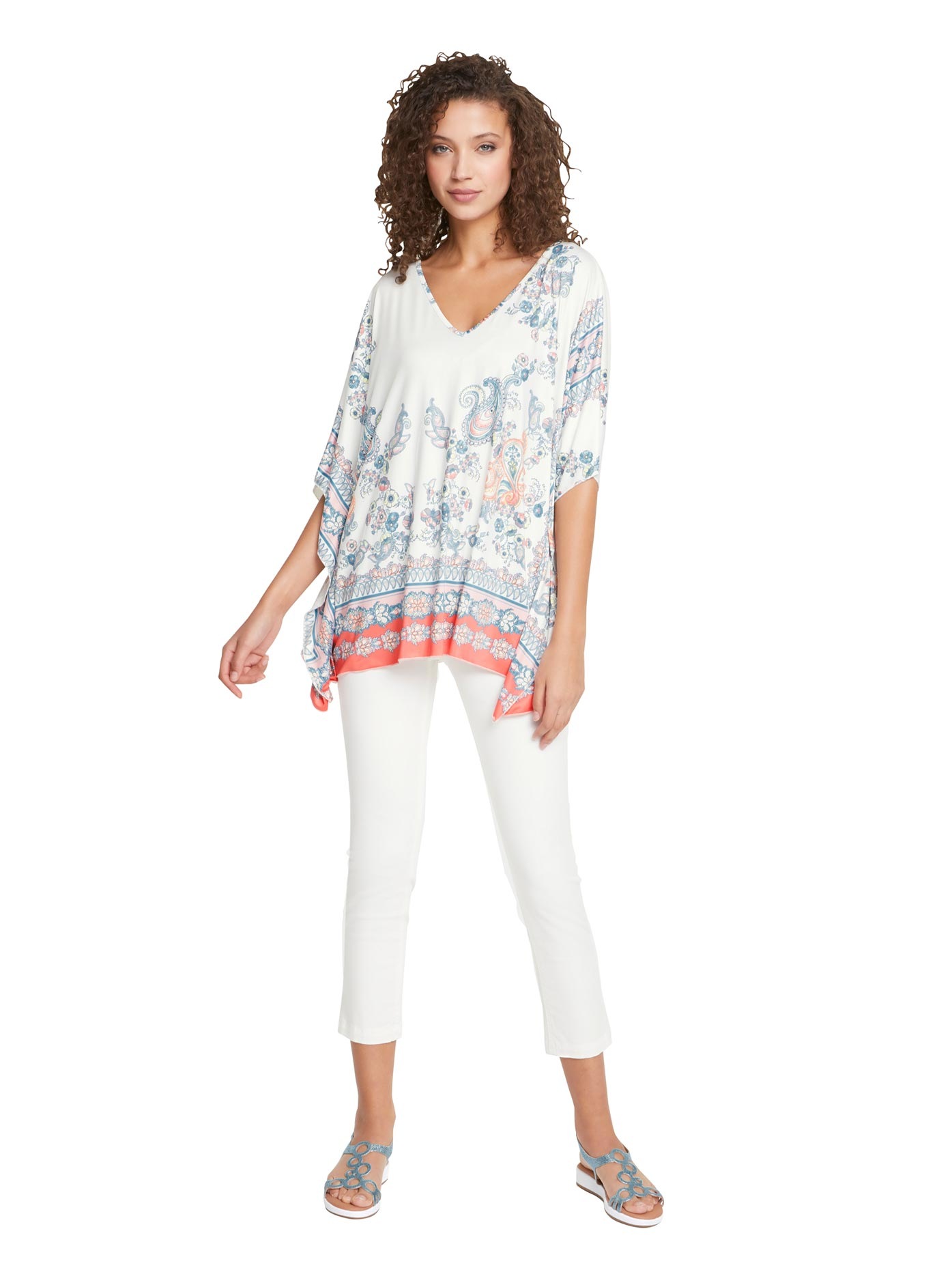 Image of LINEA TESINI by Heine V-Shirt »Druck-Shirt«, (1 tlg.) bei Ackermann Versand Schweiz