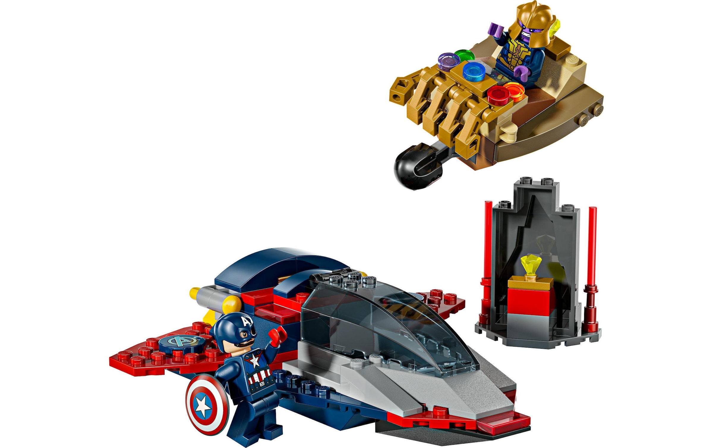 LEGO® Spielbausteine »LEGO® Marvel Captain America vs. Thanos 76319«