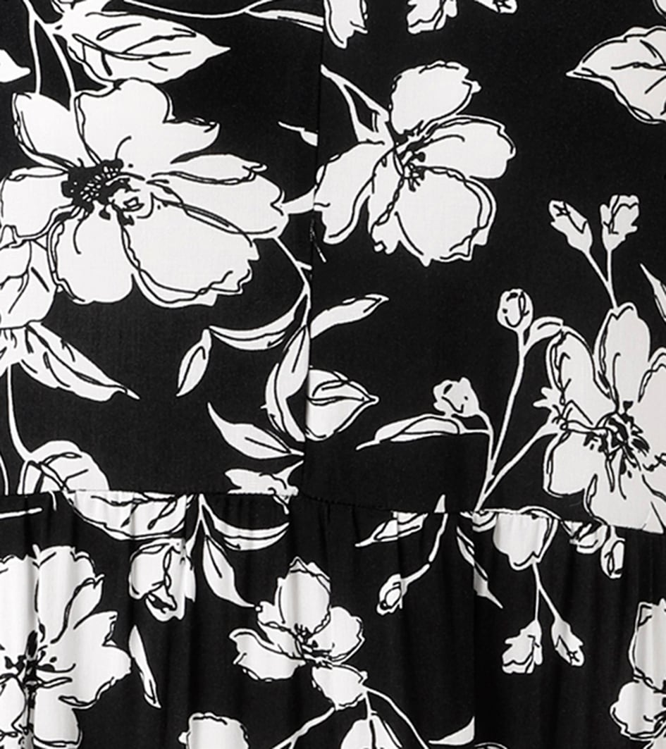 Aniston SELECTED Maxi robe Avec imprimé floral fantasque et pictural - NOUVELLE COLLECTION