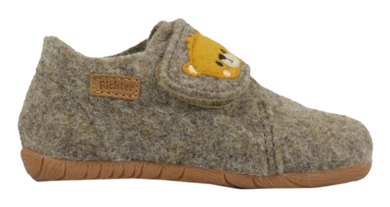 Richter Chausson »Filzi WMS: Mittel«  chaussure à scratch, chaussure d'hiver avec système de mesure de largeur