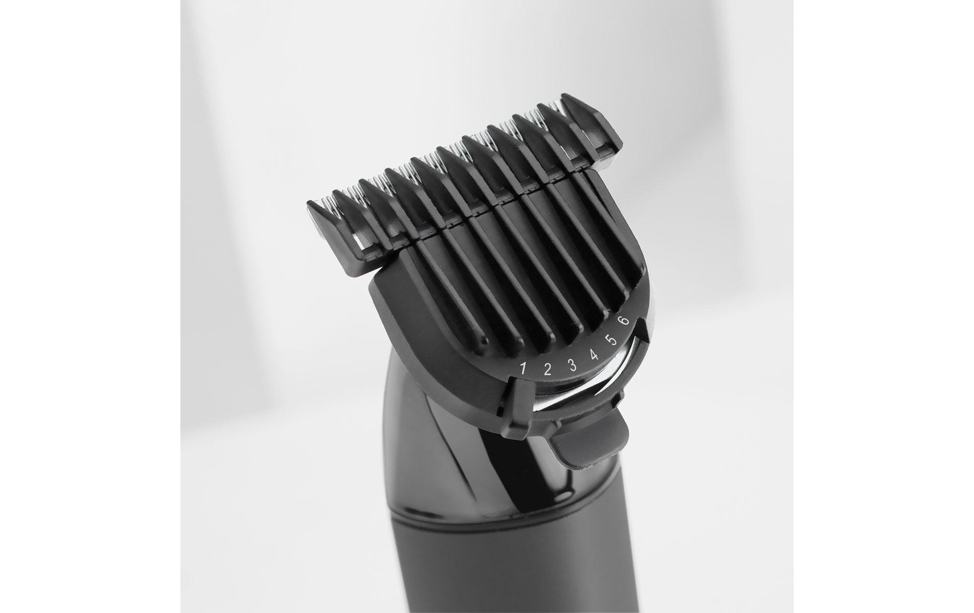 BaByliss Tondeuse à barbe »BaByliss Super-X Metal Barttrimmer, Bartschneider, wasserdicht, T996E« 2 Aufsätze Japanischer Stahl, 2 Kammaufsätze mit 6 Positionen 1–6mm, kabellos