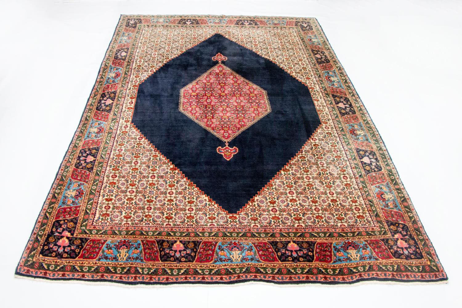 Image of morgenland Teppich »Bidjar Takab Teppich handgeknüpft blau«, rechteckig, 11 mm Höhe, handgeknüpft bei Ackermann Versand Schweiz