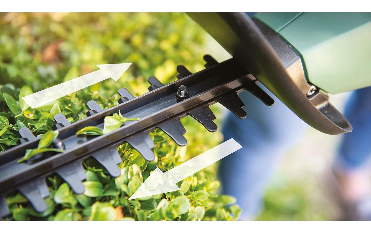 BOSCH Akku-Strauchschere »Bosch Akku-Heckenschere EasyHedgeCu«, Mit Akku/Ladegerät