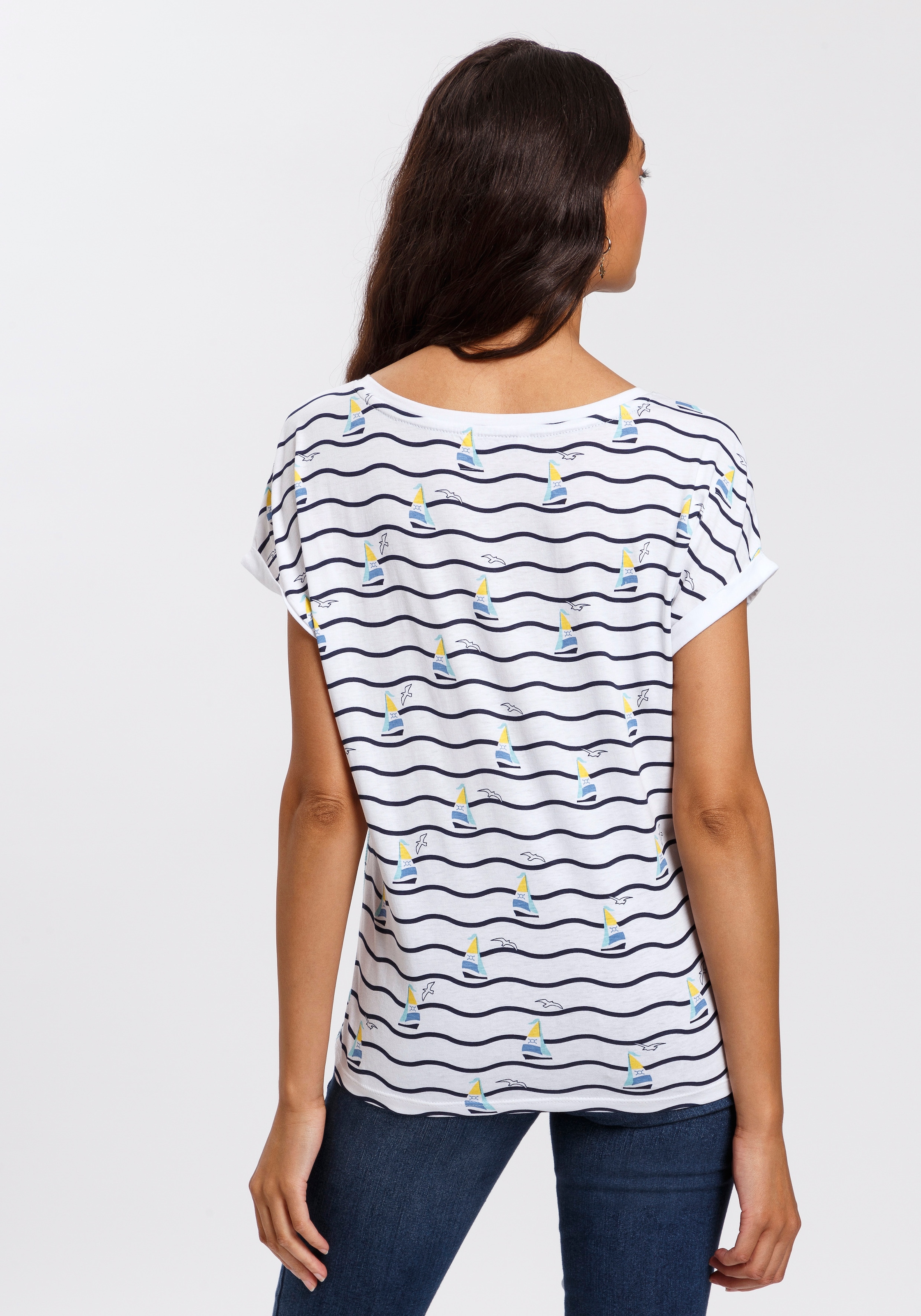 [Aktives Thema] ♕ TOM TAILOR T-Shirt, kaufen mit Team Polo Print niedlichem versandkostenfrei All-Over