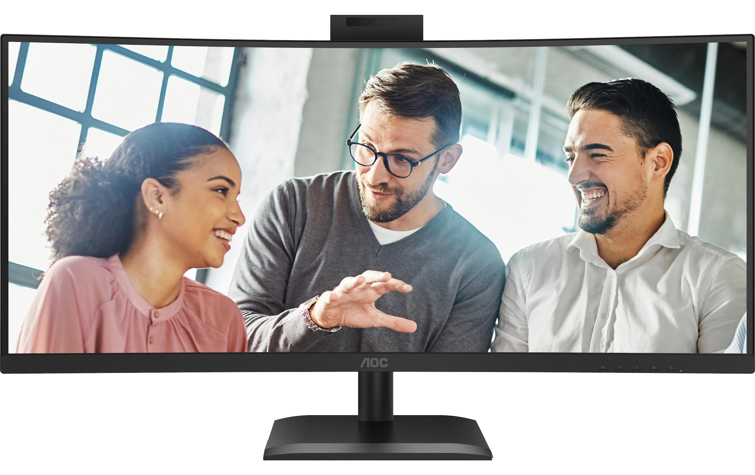 AOC Curved-LED-Monitor »CU34E4CW« 86,36 cm/34 ″  3440 x 1440 px UWQHD 120 Hz