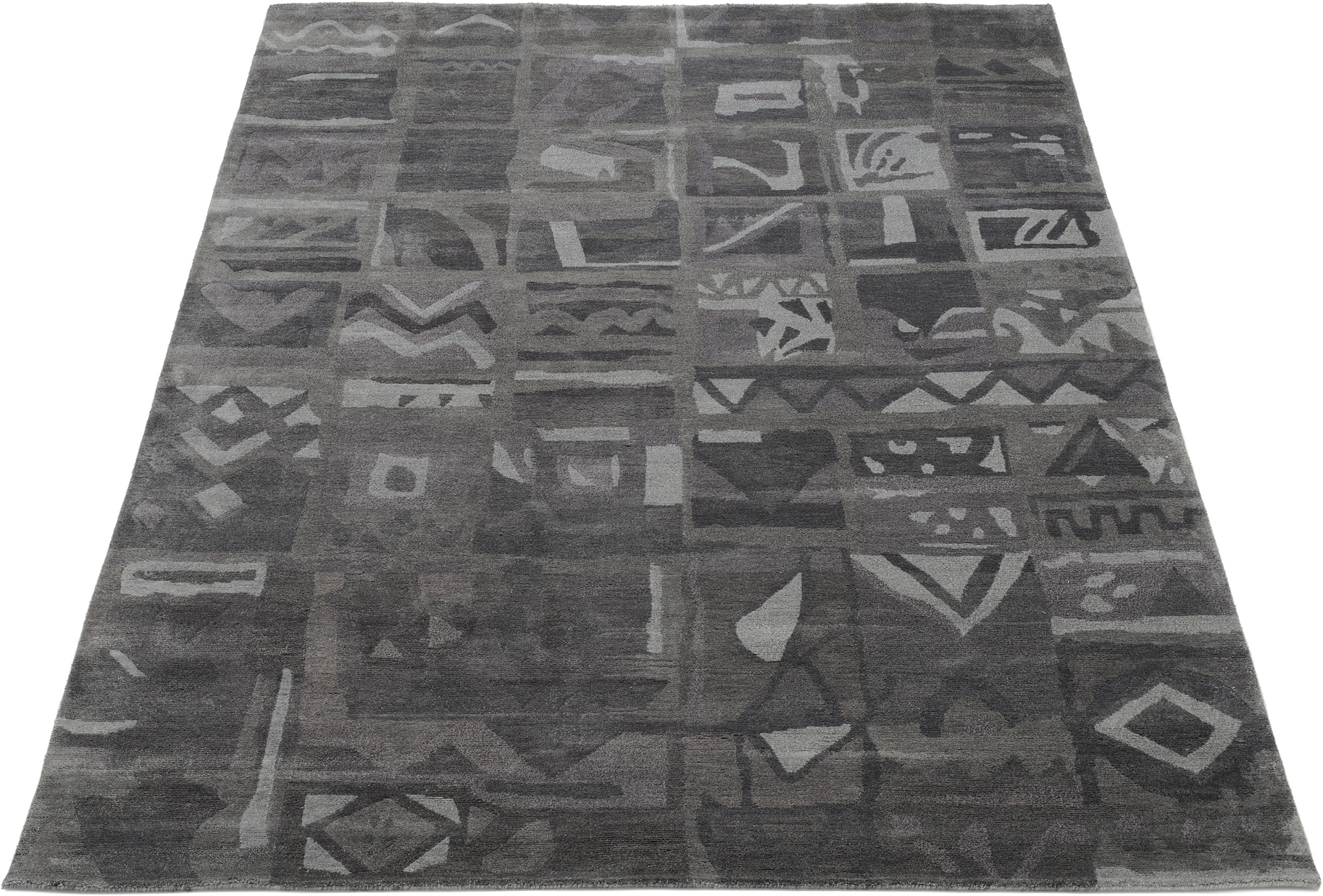OCI DIE TEPPICHMARKE Teppich »AWARD SUNTALI« rechteckig 10 mm Höhe handgeknüpft, echter Design Teppich aus Nepal. 100% Naturfaser