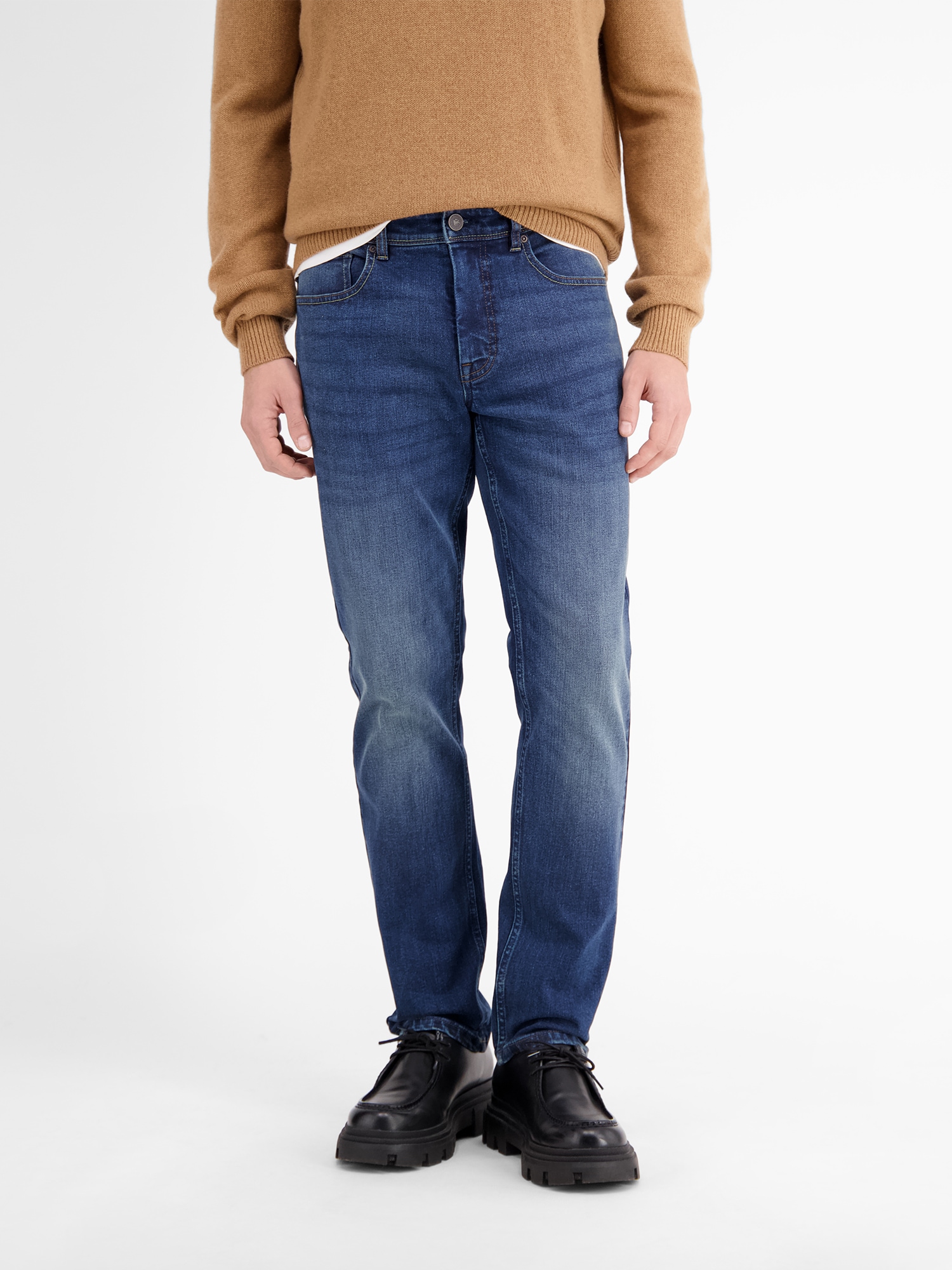 LERROS Jeans Relax-fit »LERROS BAXTER 5-Pocket-Denim, RELAXED FIT, unifarben«