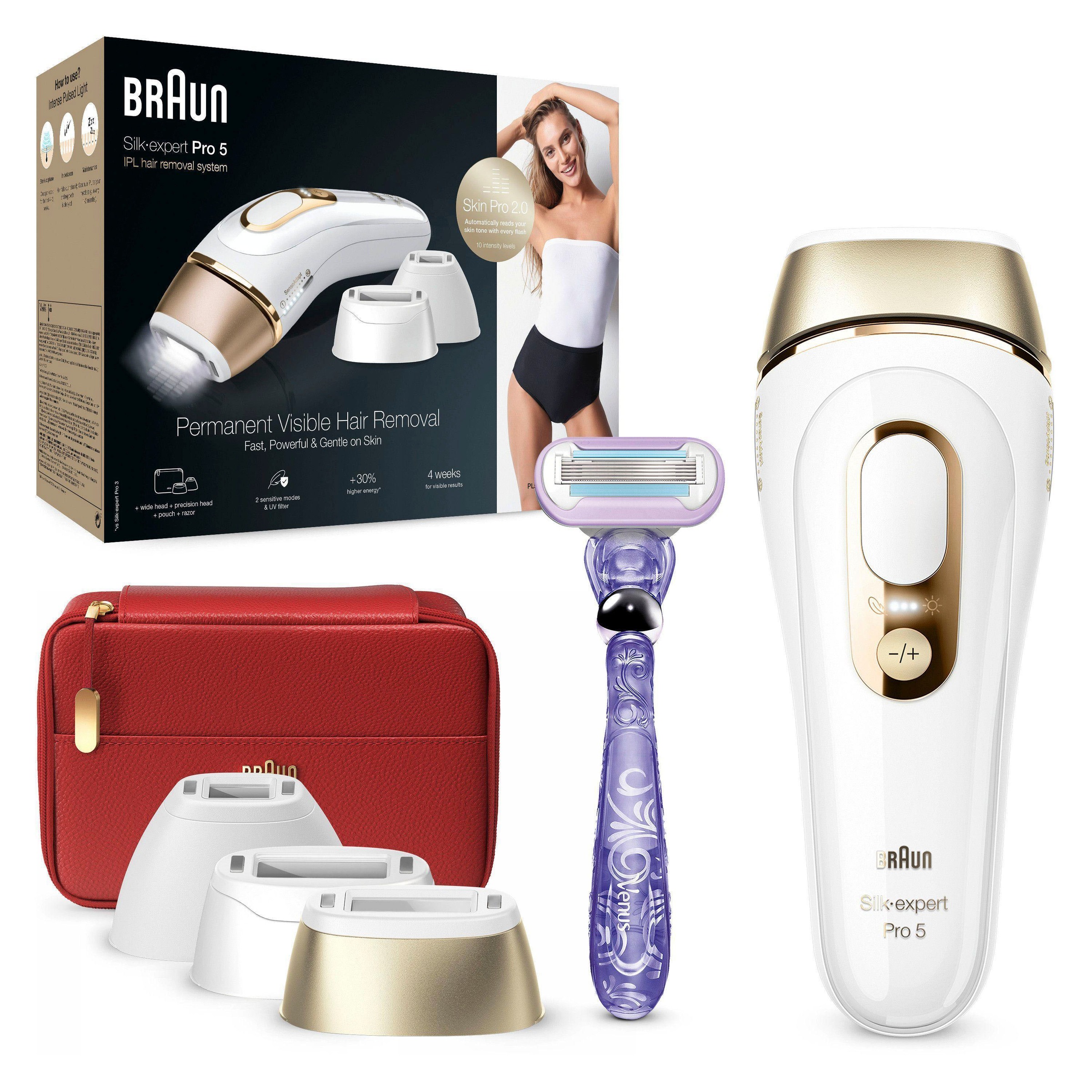 Braun IPL-Haarentferner »Silk-Expert Pro 5 PL5267«, 400.000 Lichtimpulse, Skin Pro 2.0... kaufen