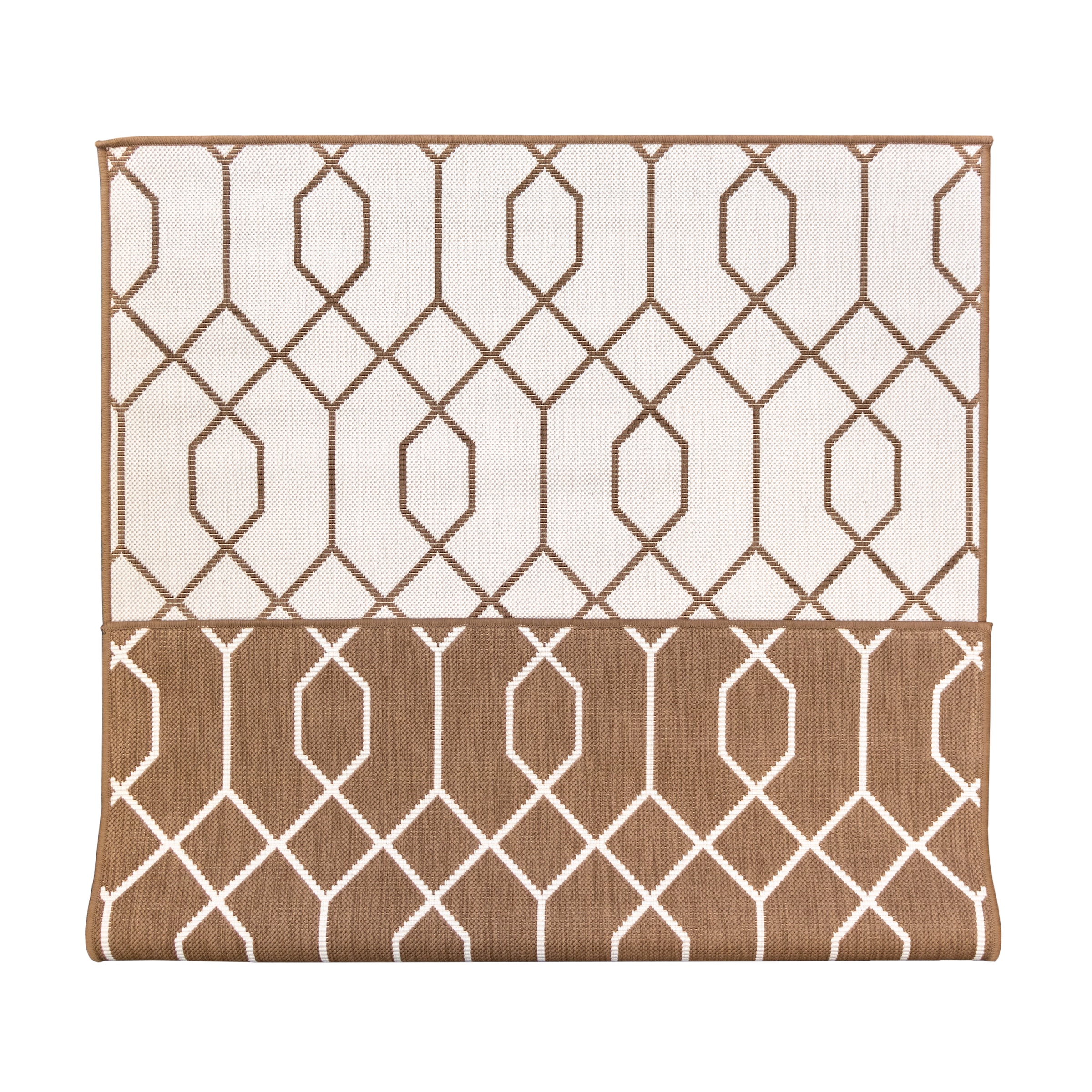 Primaflor-Ideen in Textil Teppich »Outdoorteppich REVERSO - Geo River« rechteckig 5 mm Höhe Wendeteppich, modernes Design, In- und Outdoor geeignet, wasserfest
