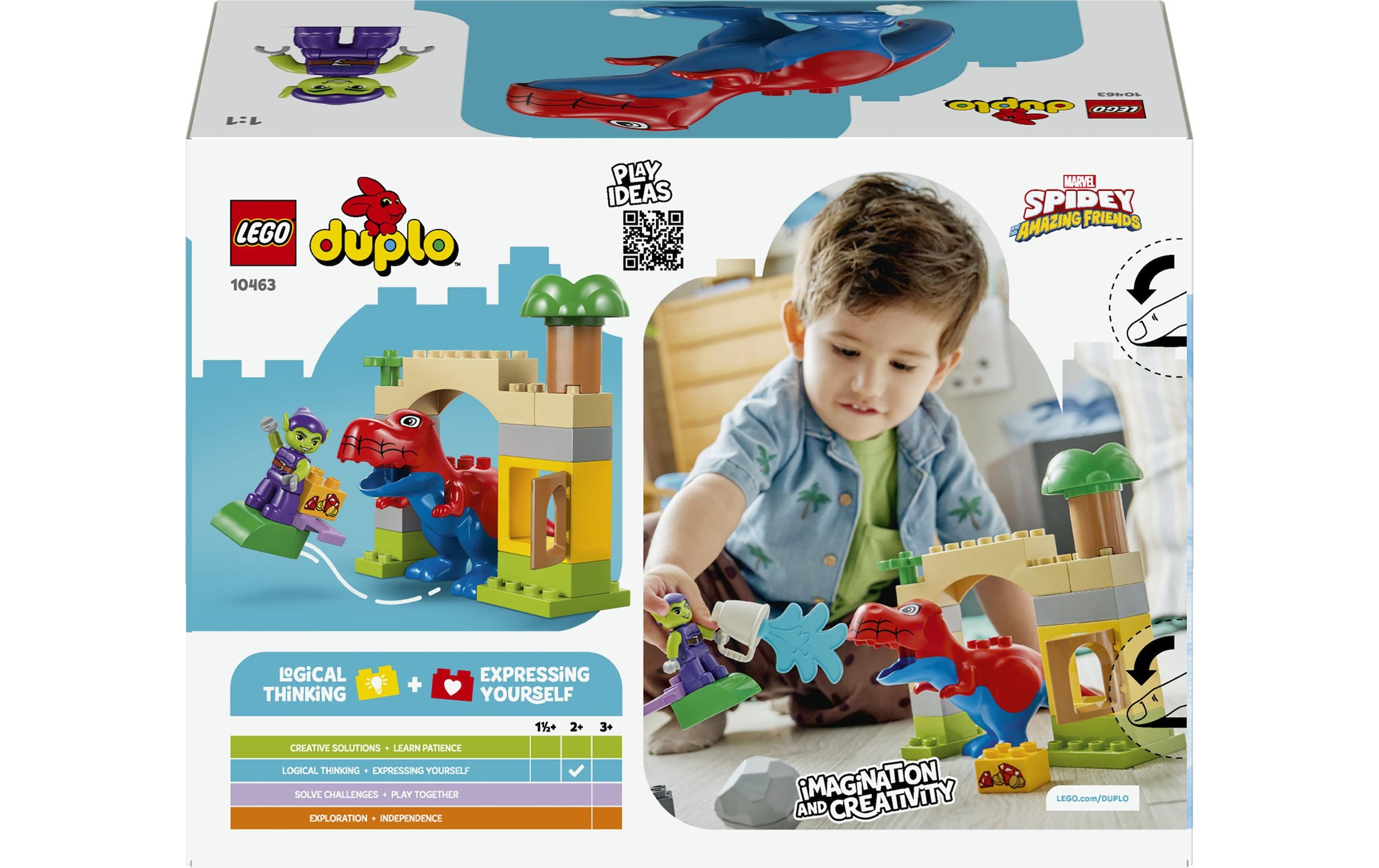 LEGO® Konstruktionsspielsteine »Spidey-Rex vs. Green Goblin (10463), LEGO DUPLO Disney™«