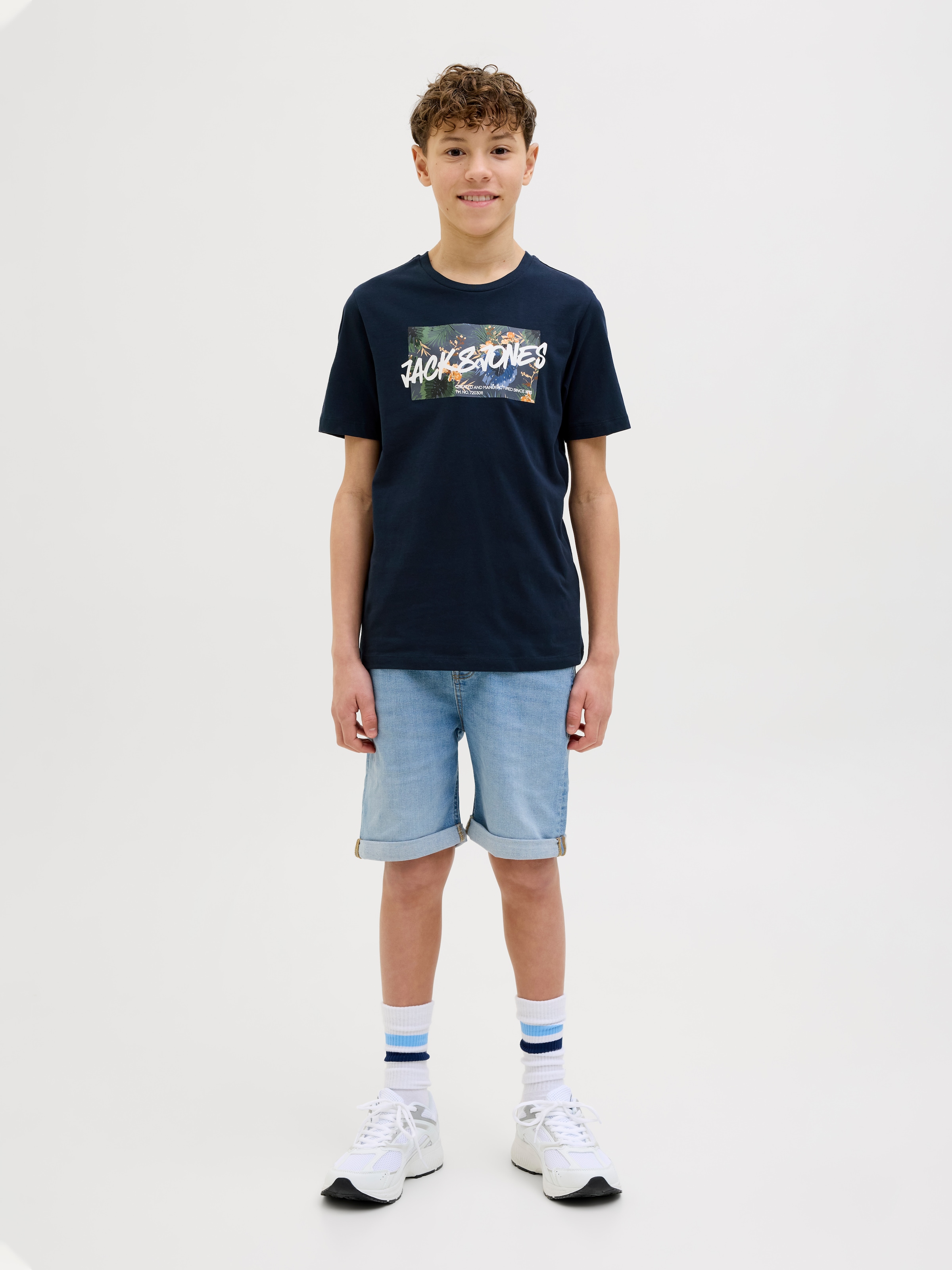 Jack & Jones Junior T-Shirt »JJHAWAII SHAPE TEE SS CREW NECK JNR«