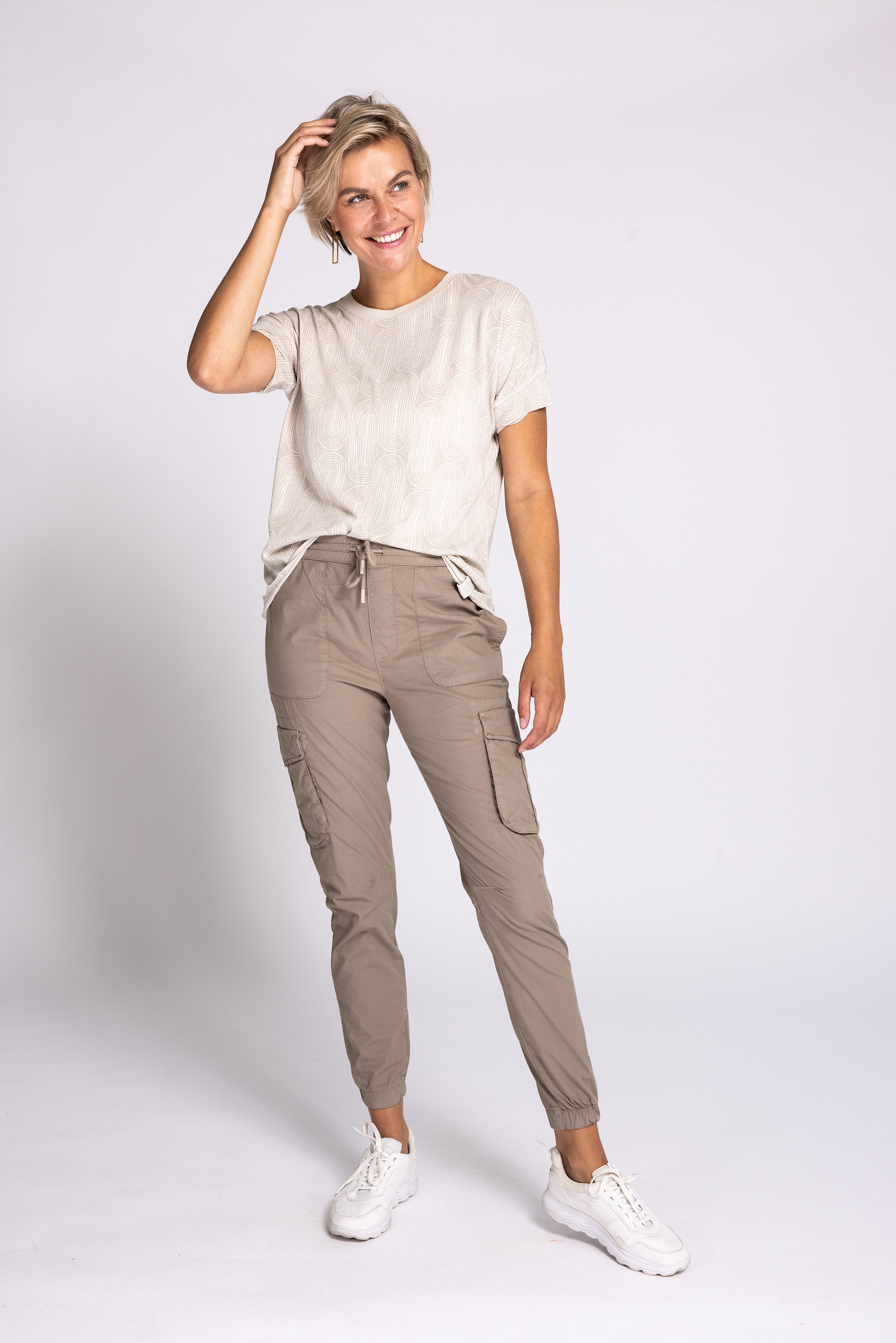 Zhrill T-Shirt »ZHRAHEL« mit dezentem Allover-Print