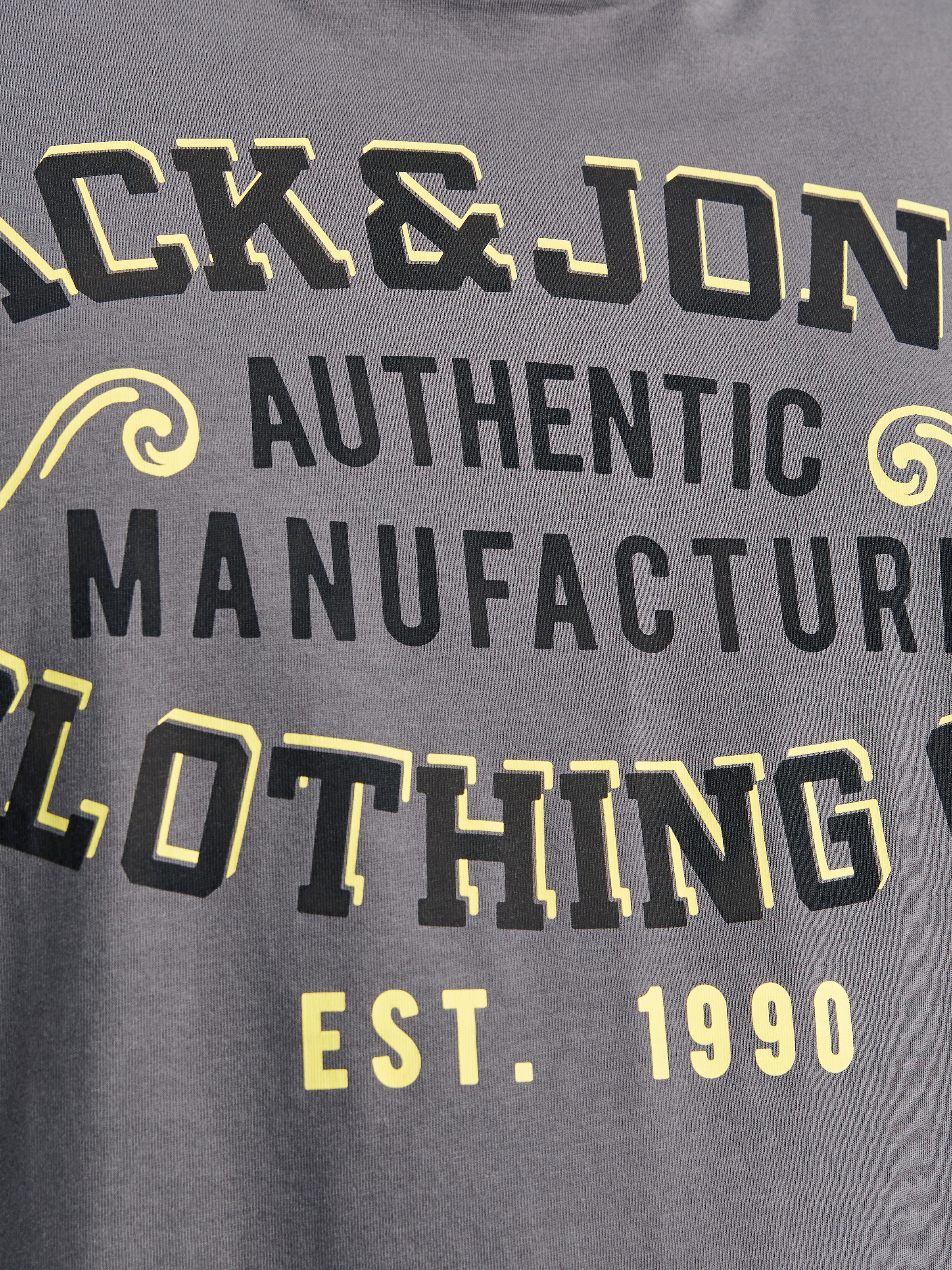 Jack & Jones PlusSize T-Shirt »JJELOGO TEE SS O-NECK 2 COL AW24 S PLS«, mit Frontprint