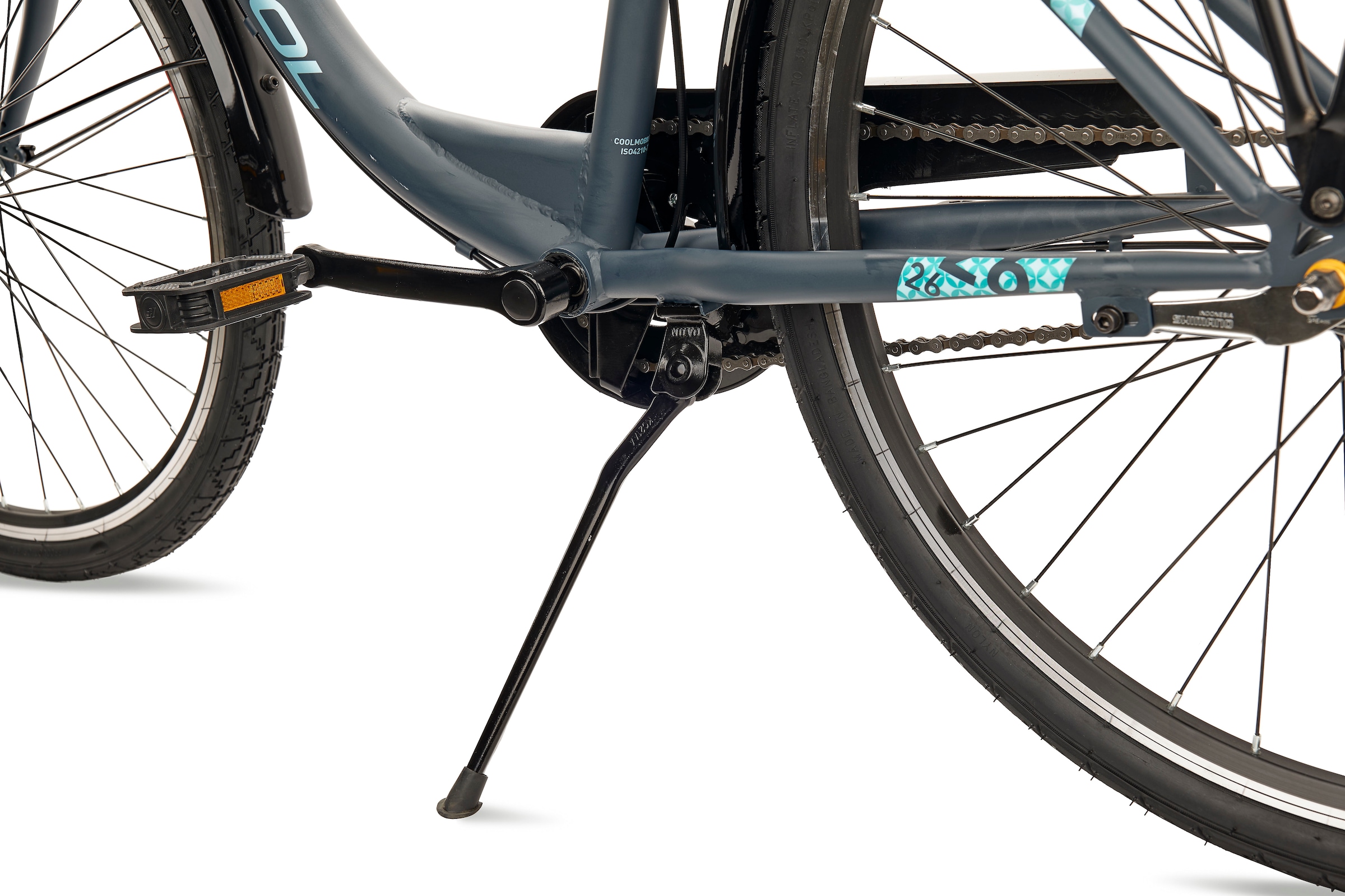 S’COOL Jugendfahrrad »S'COOL chiX« 3 Gang Shimano Nabenschaltung 26 Zoll, Jugendliche, mit Gepäckträger und Schutzblech