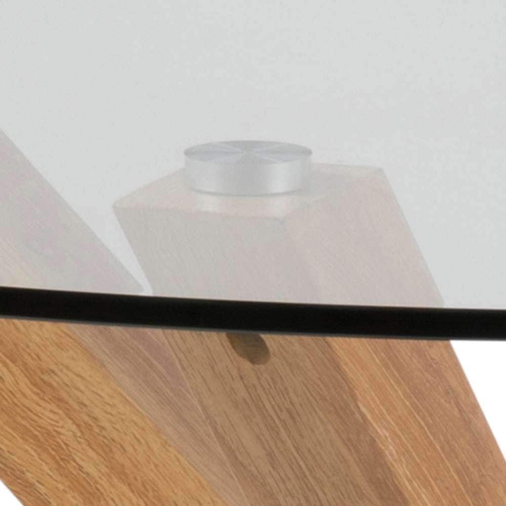 ACTONA GROUP Esstisch »Heaven, runde Tischplatte aus Keramik o. Glas & belastbar bis 100 kg« Esstisch, OTTOs Choice,  Gehärtetem Klarglas, Robustes Gestell, Platz für Familie & Freunde