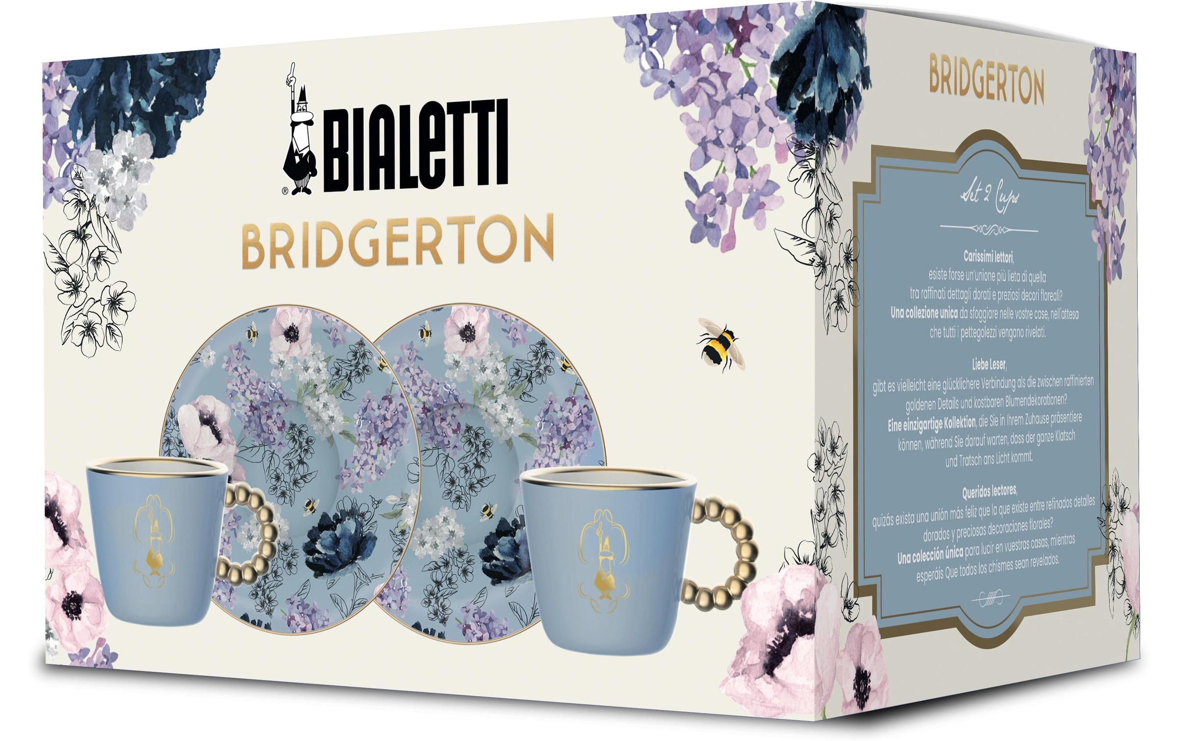 BIALETTI Tasse »Kaffeetasse Bridgerton 80 ml, 2 Stück«