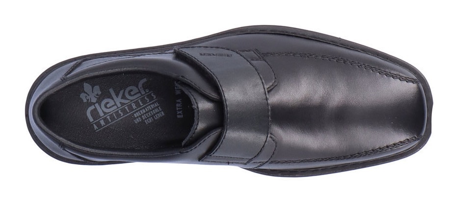 Rieker Klettschuh, Festtagschuh, Slipper, Komfortschuh mit eleganter Ziernaht