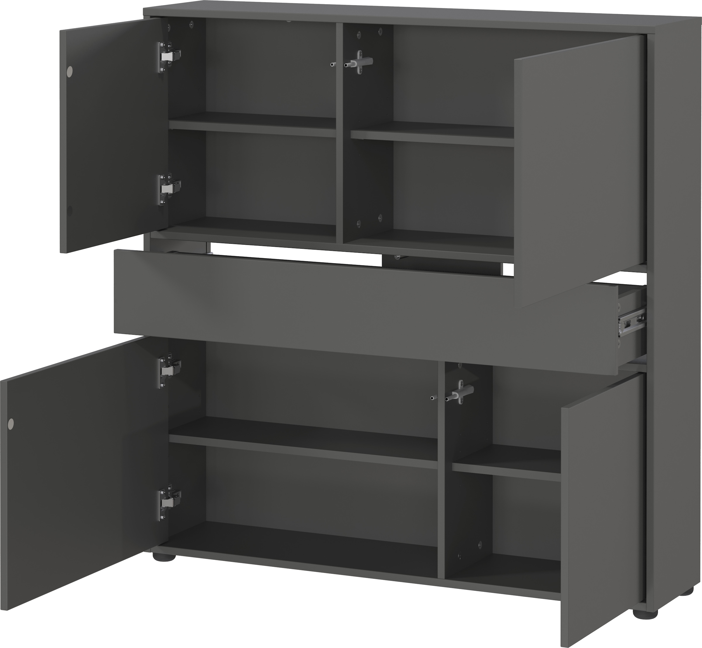 GERMANIA Armoire multi-usages »Ameca 2.0« stehend montierbar; Flurschrank in geringer Tiefe, Breite 105 cm