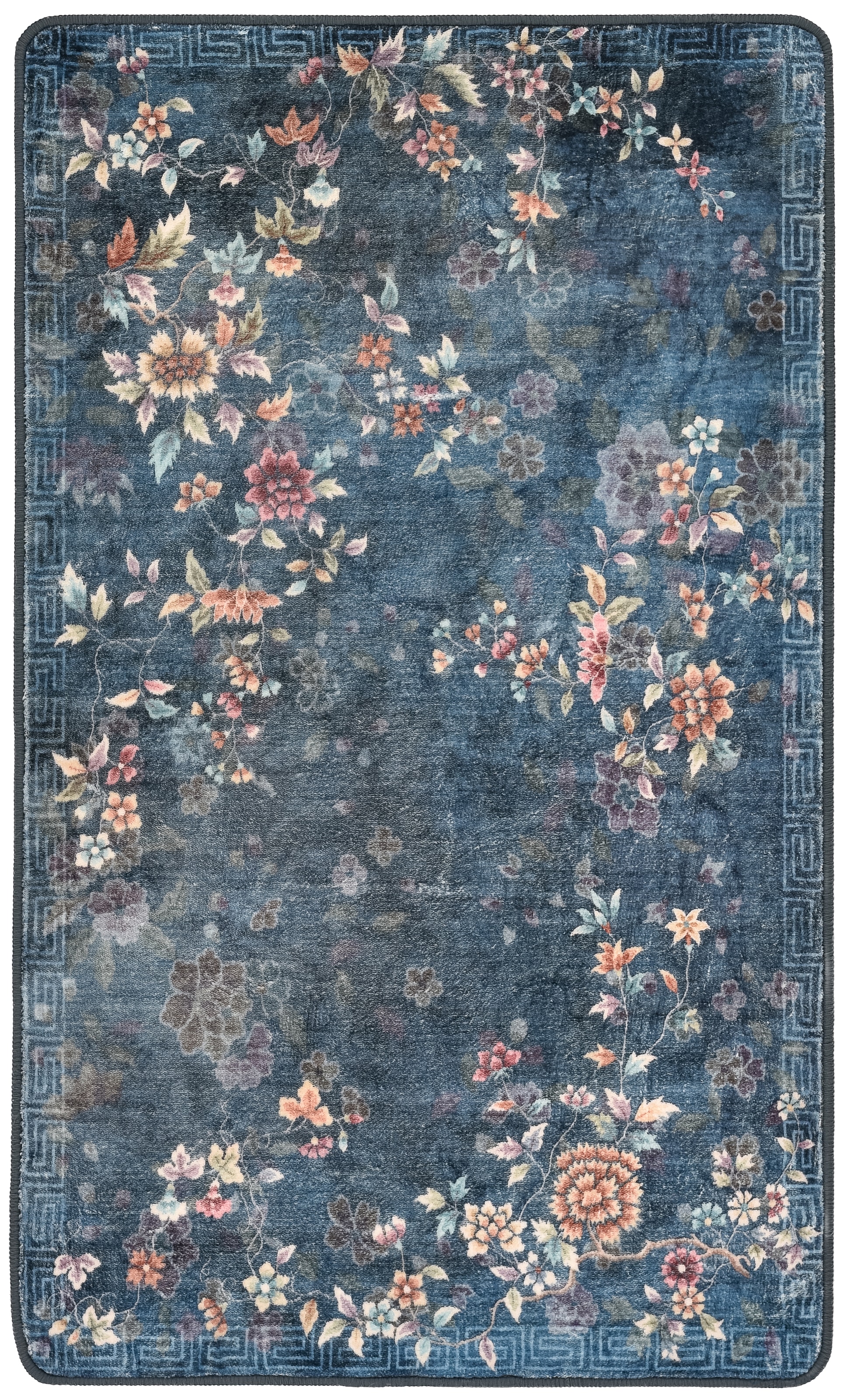 Gino Falcone Tapis de bain »Aquata GF-165, Badvorleger, Badezimmer Teppich« Höhe 7 mm revêtement antidérapant Badteppich, bedruckt, Blumen Design, rechteckig