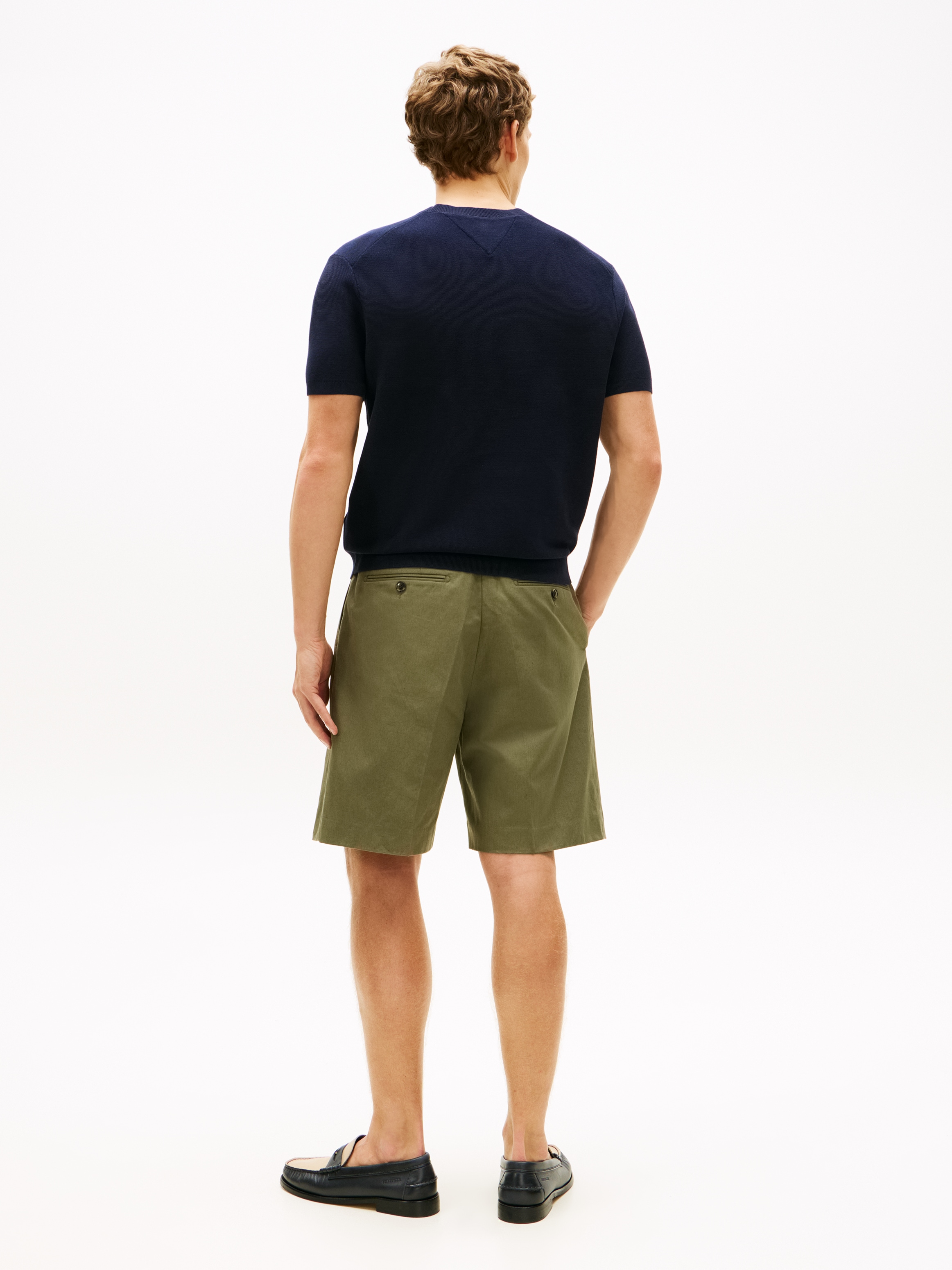 Tommy Hilfiger Pull à manches courtes »COOL TOUCH STRUCTURE« Relaxed Fit, aus Strick