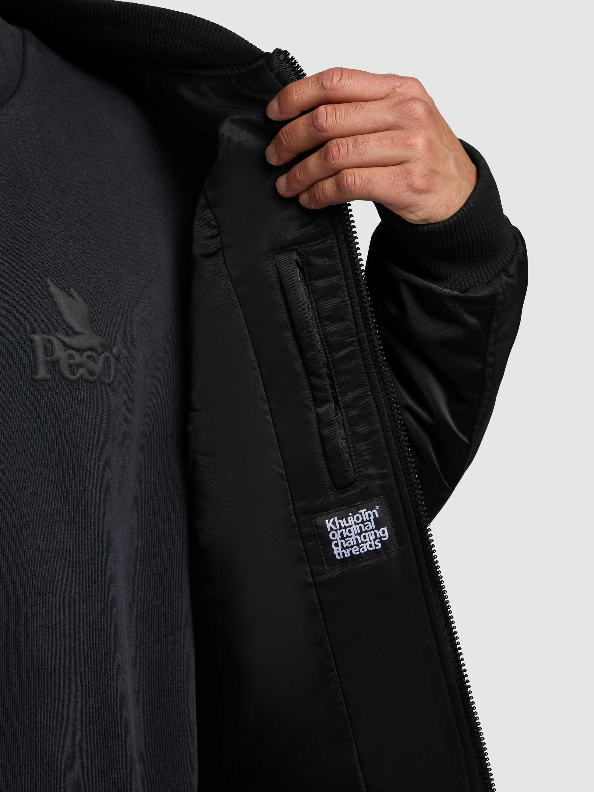 khujo Veste bomber »ADON« leicht glänzendes Material