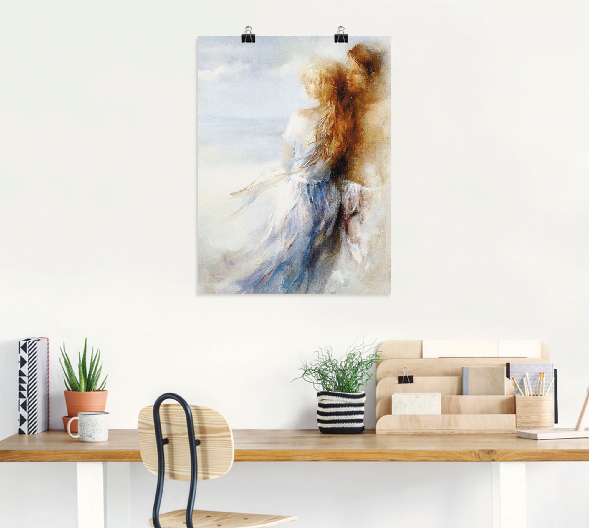 Artland Wandbild »Zusammen« Paar 1 Stk. tlg. als Leinwandbild, Poster in verschied. Grössen