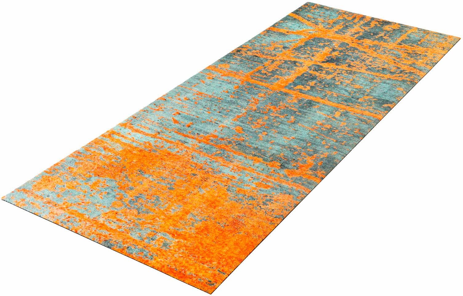 Image of wash+dry by Kleen-Tex Läufer "Rustic" rechteckig 9 mm Höhe Teppich, Schmutzfangläufer, modernes Design, rutschhemmend, waschbar