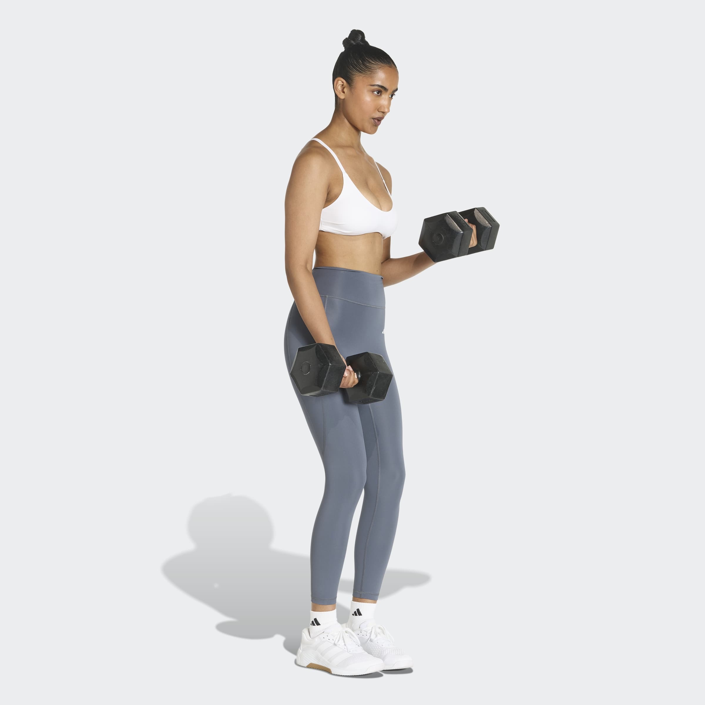 adidas Performance Trainingstights »OPTIME ESSENTIALS 7/8-LEGGINGS, OHNE VORDERNAHT«