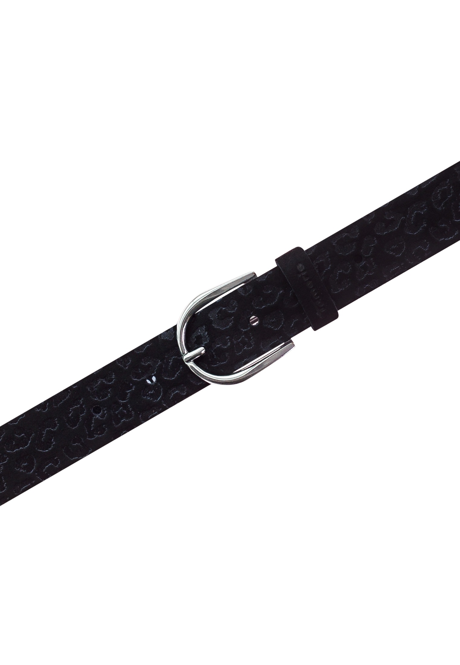 Tamaris Ceinture en cuir impression scintillante design animal