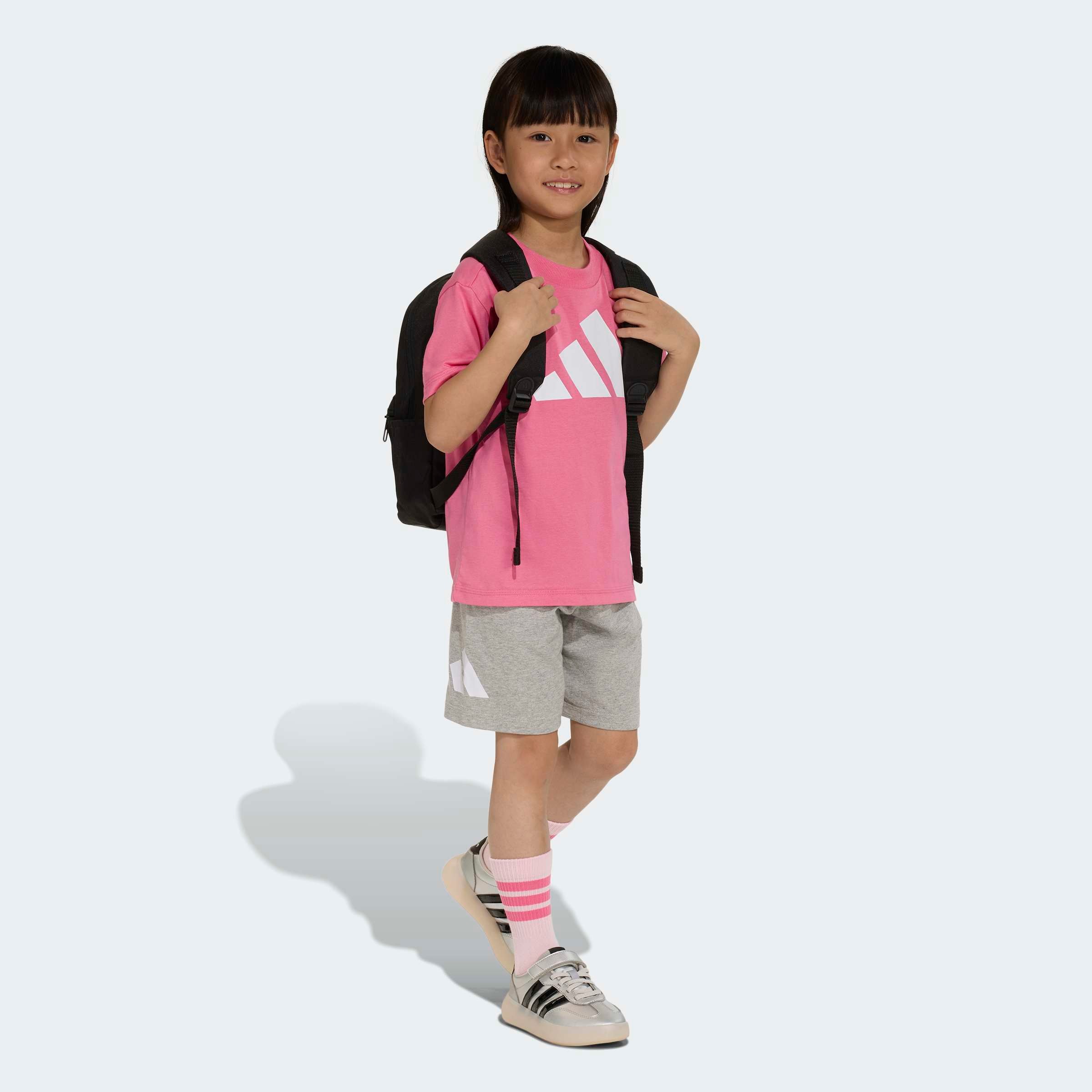 adidas Sportswear Combinaison d'entraînement »LK BL T-SET 160« 2 pièces pour enfants, deux pièces, en coton