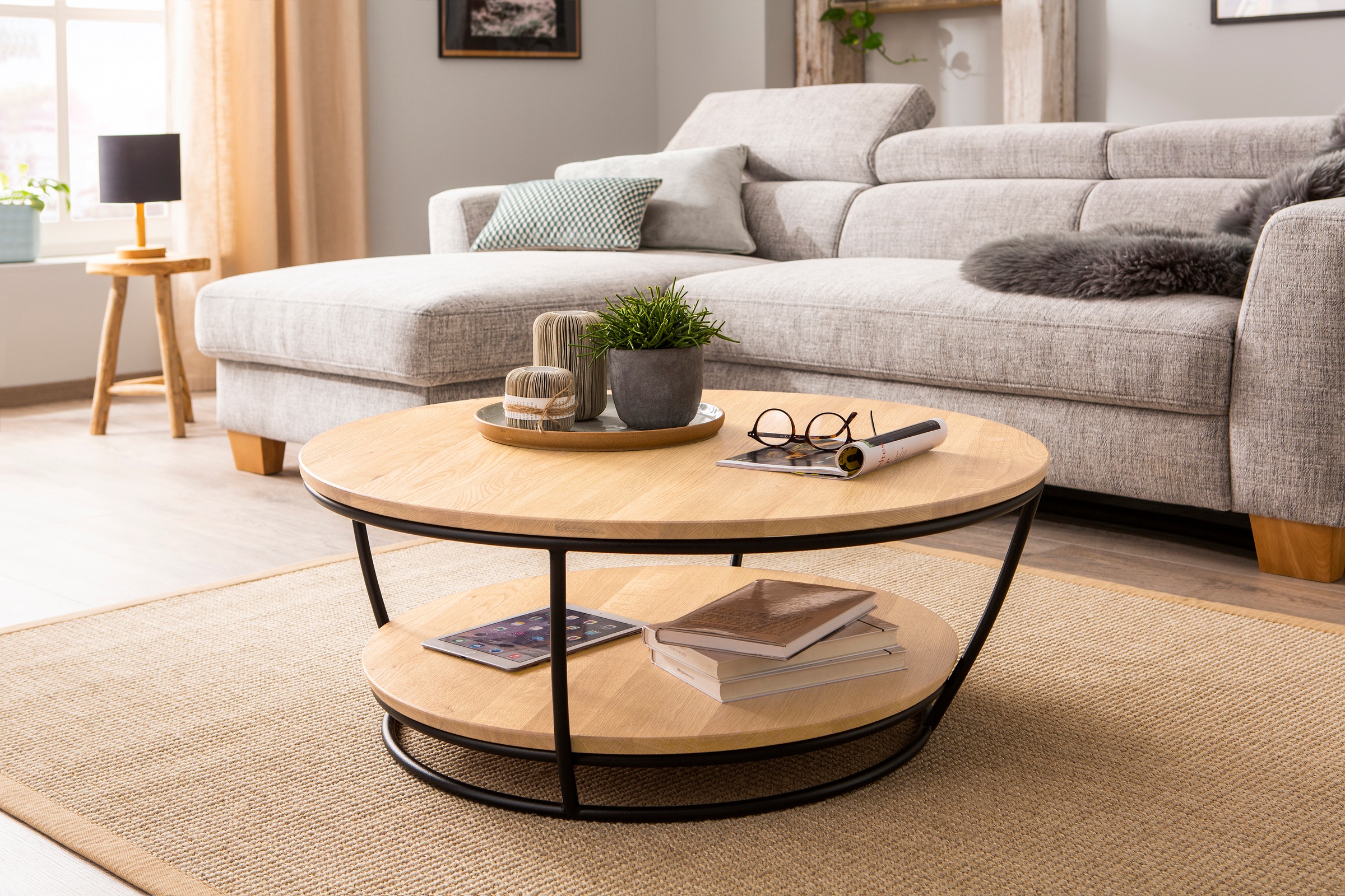 Image of Premium collection by Home affaire Couchtisch »Krems«, Durchmesser Tischplatte: 90,5 cm bei Ackermann Versand Schweiz